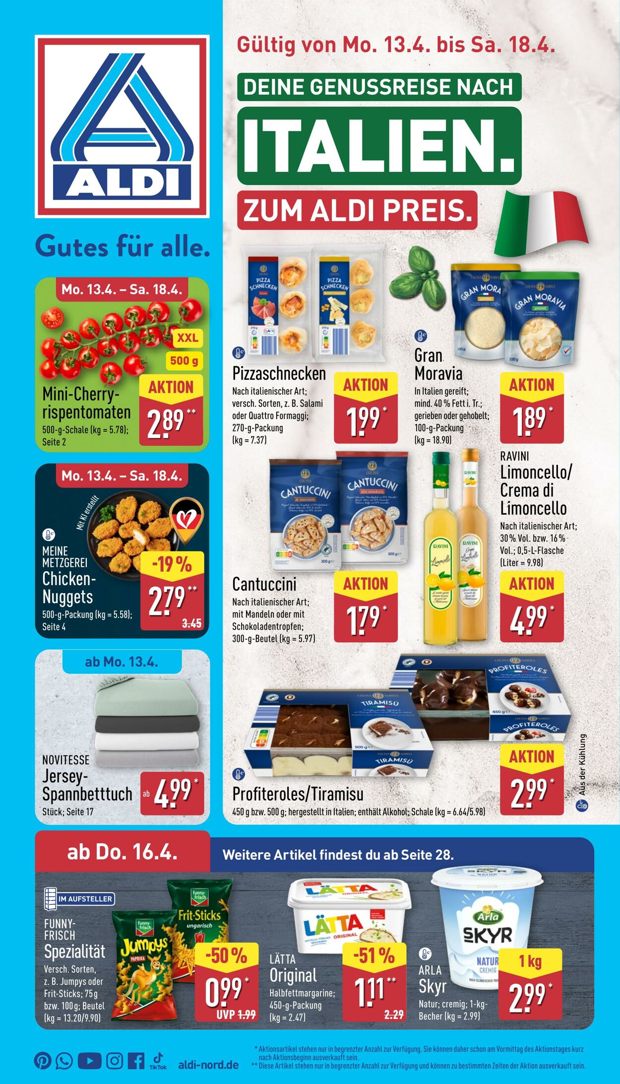 Prospekt Aldi-Nord 13.04.2026 - 18.04.2026