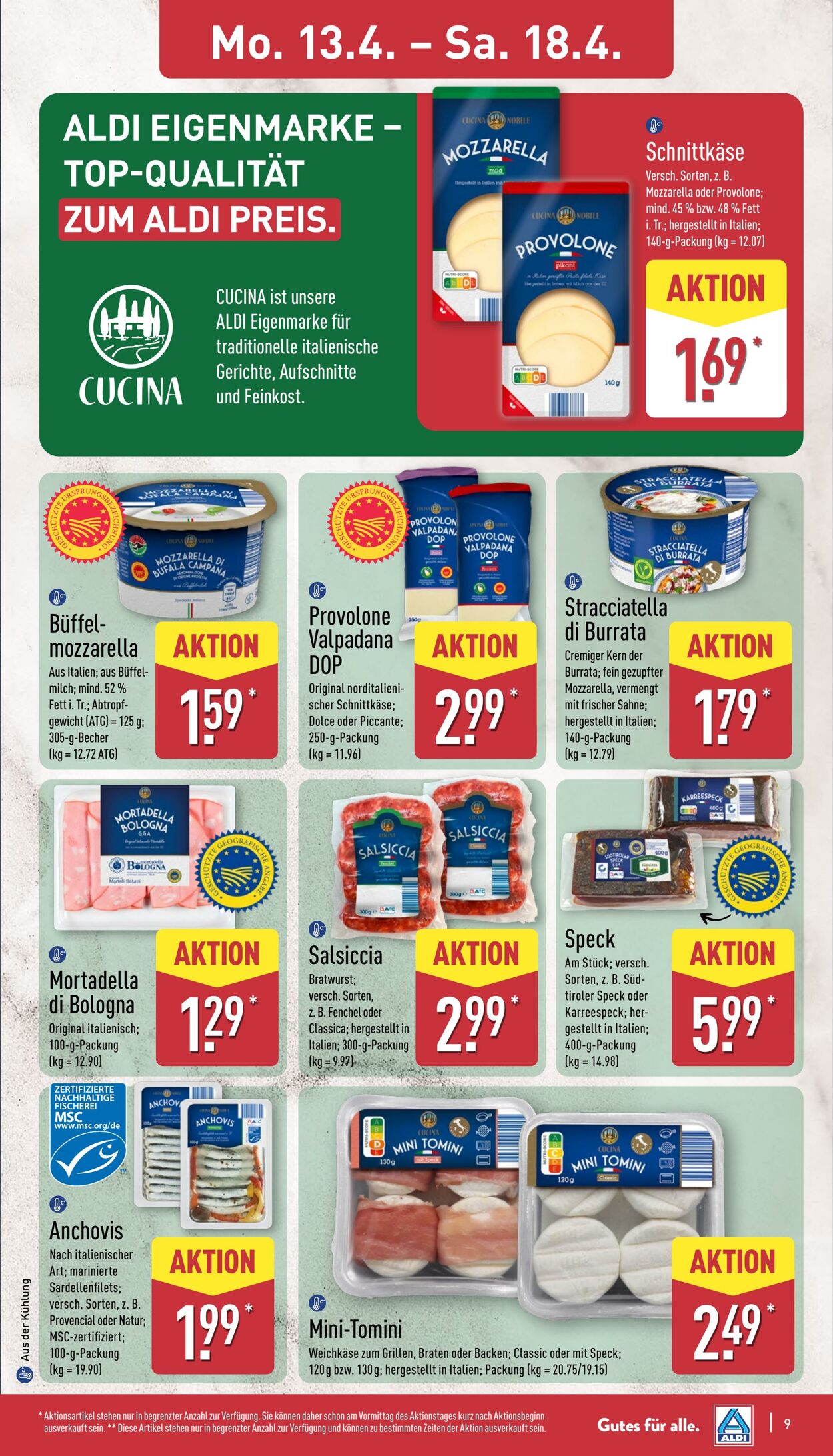 Prospekt Aldi-Nord 13.04.2026 - 18.04.2026