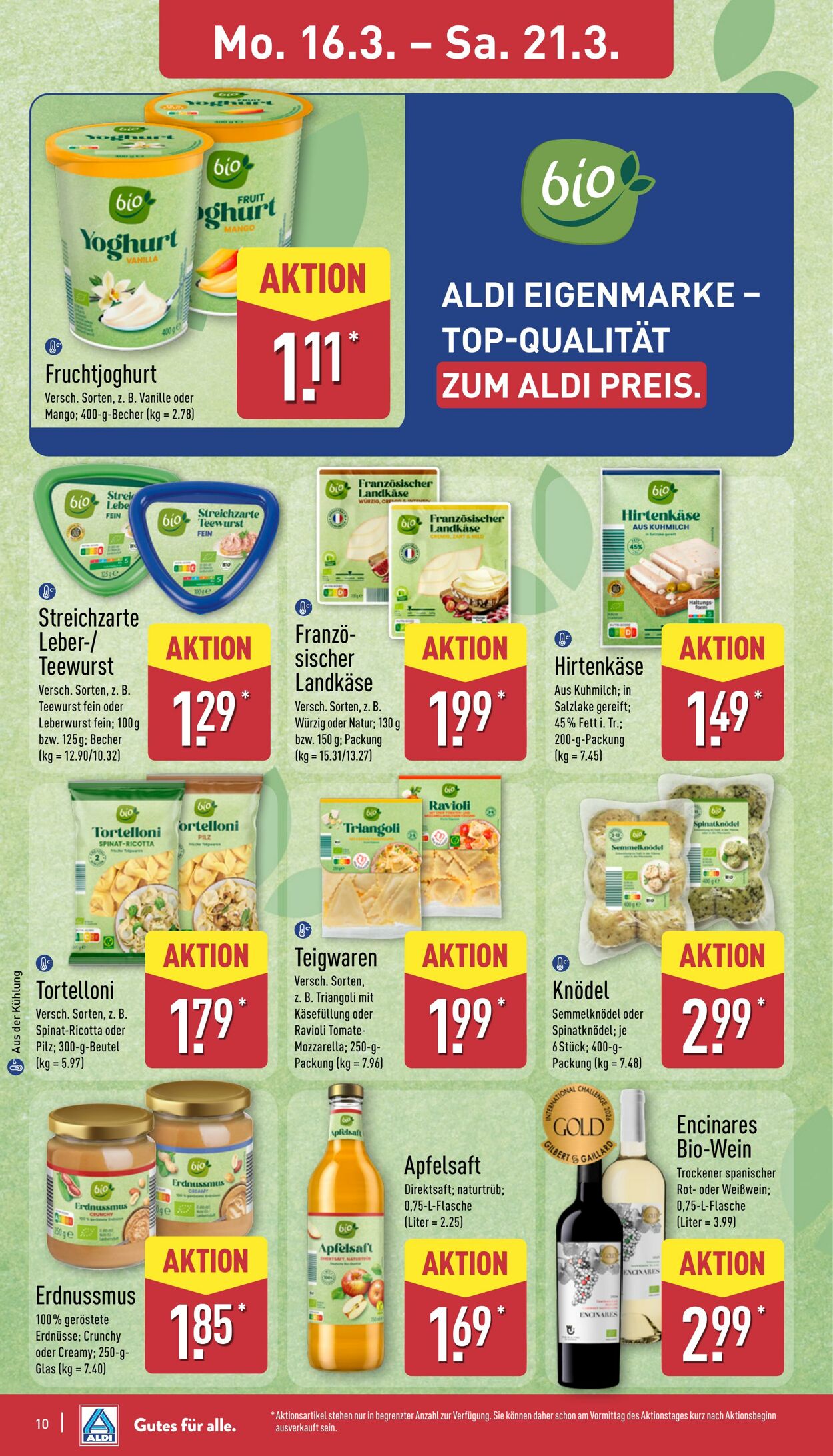 Prospekt Aldi-Nord 09.03.2026 - 14.03.2026