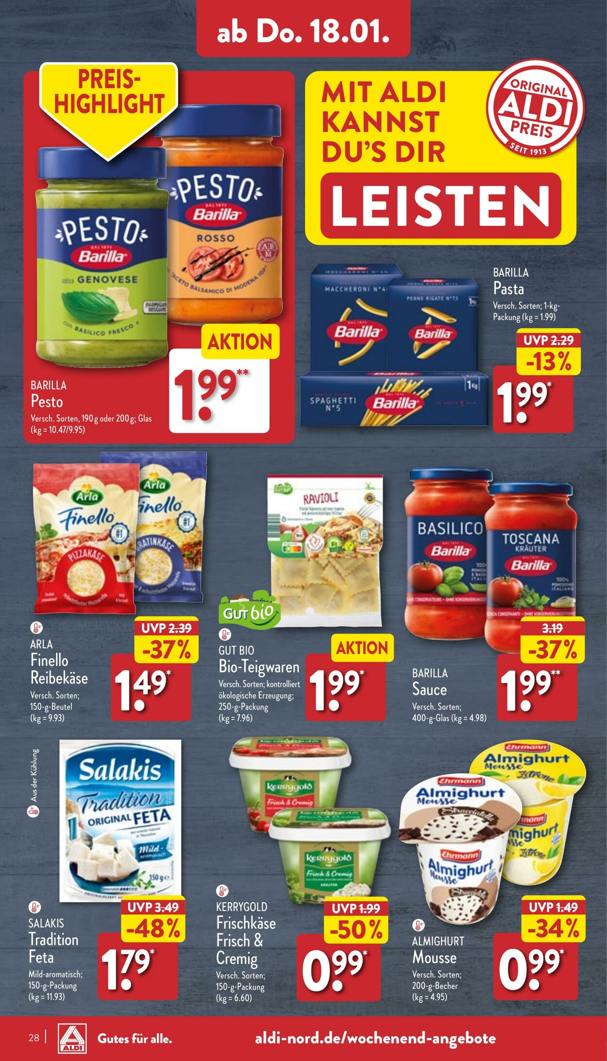 Prospekt Aldi-Nord 15.01.2024 - 20.01.2024