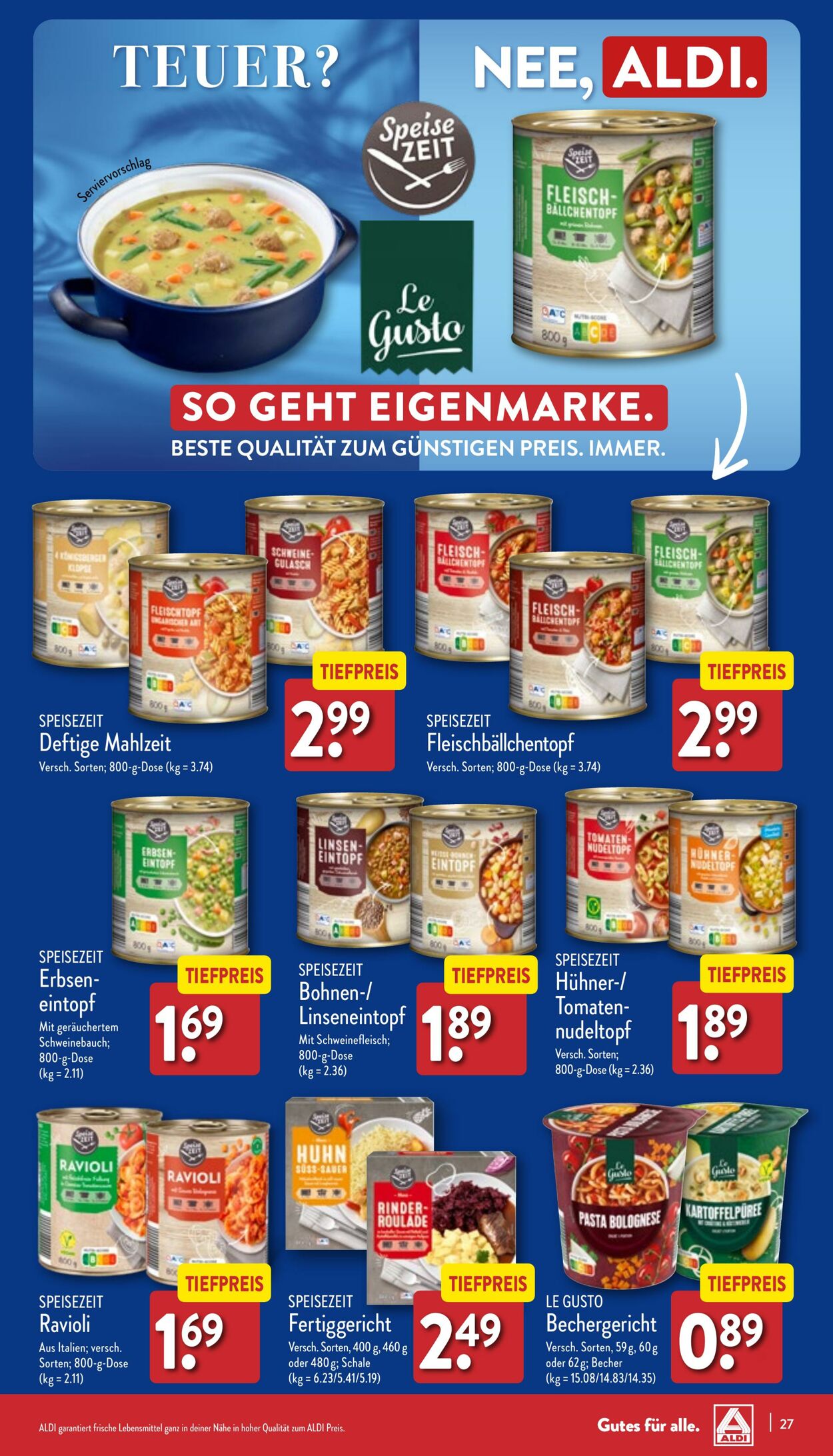 Prospekt Aldi-Nord 15.01.2024 - 20.01.2024