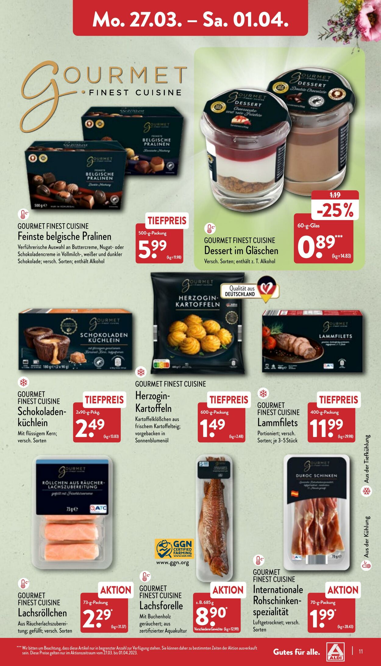 Prospekt Aldi-Nord 27.03.2023 - 01.04.2023