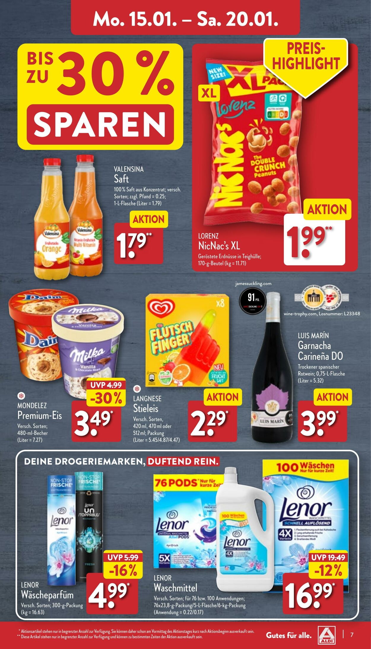 Prospekt Aldi-Nord 15.01.2024 - 20.01.2024