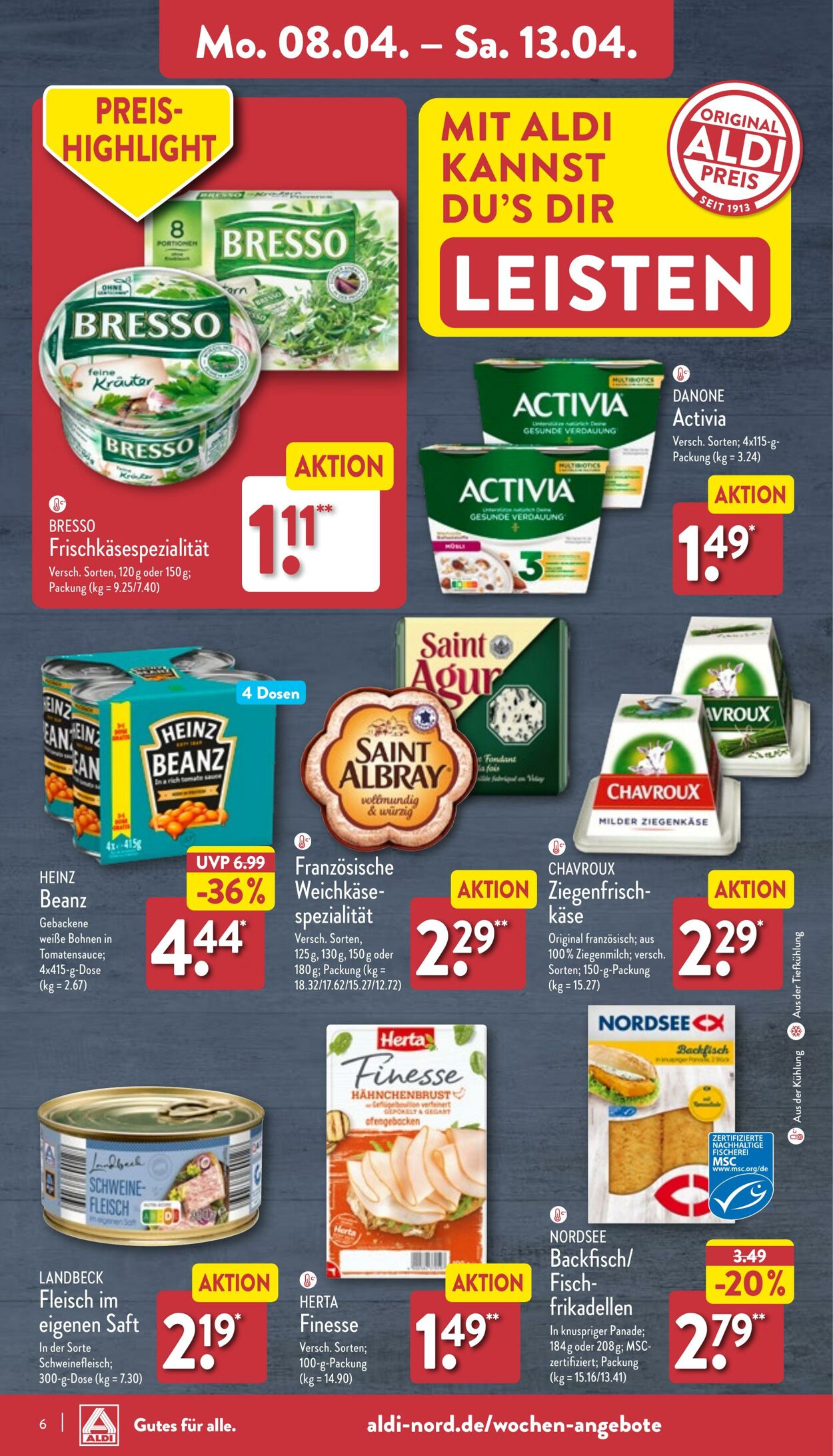 Prospekt Aldi-Nord 01.04.2024 - 06.04.2024