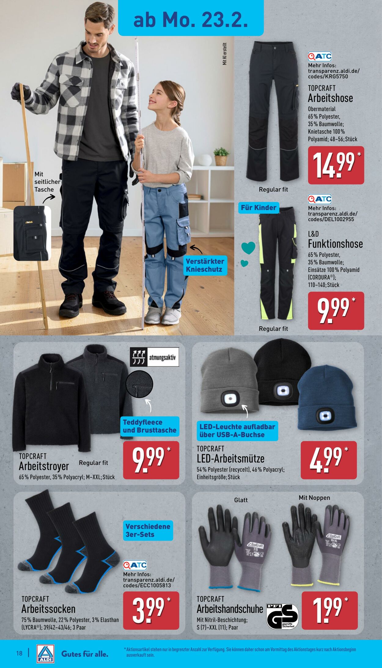 Prospekt Aldi-Nord 16.02.2026 - 21.02.2026