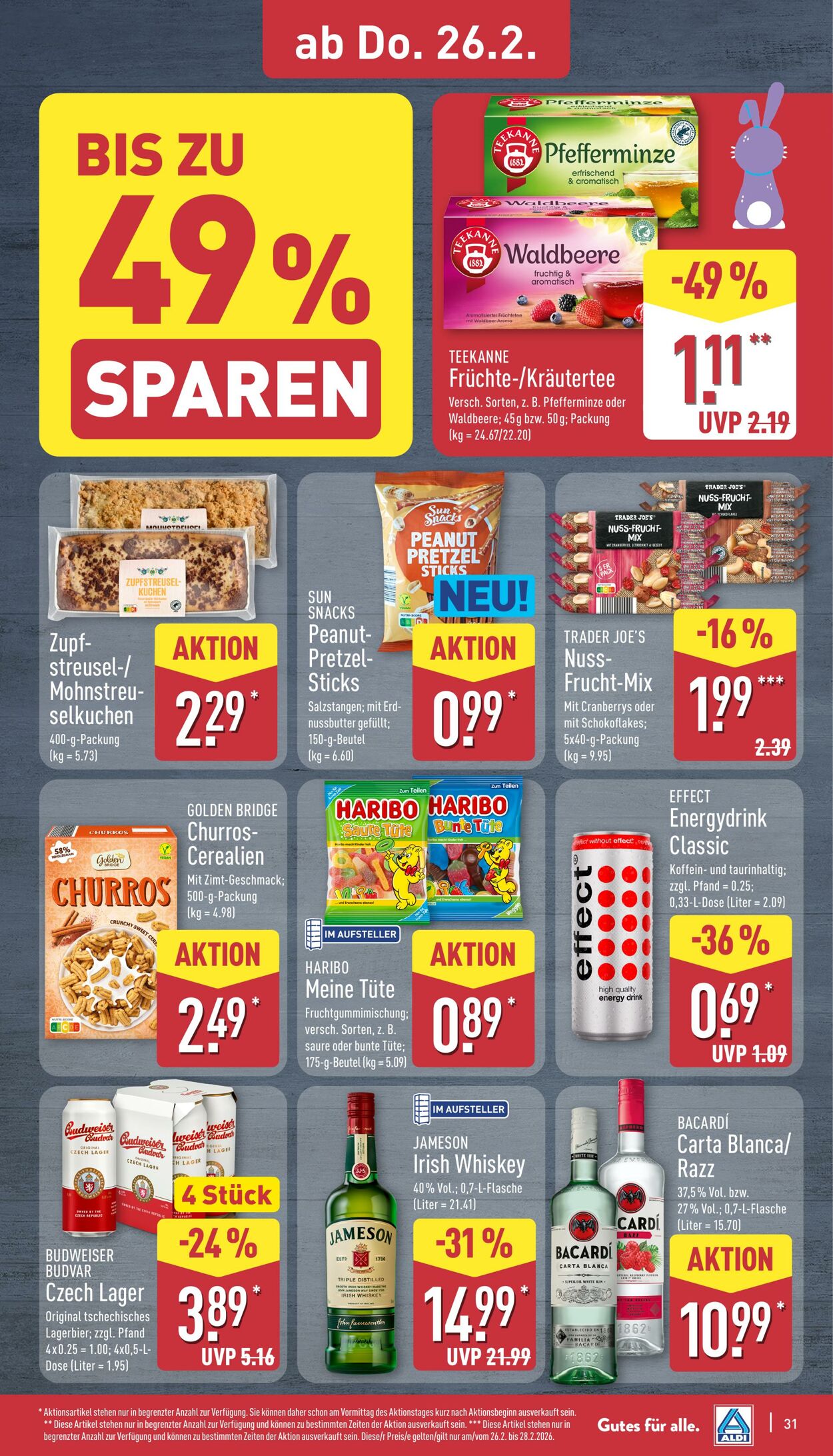 Prospekt Aldi-Nord 16.02.2026 - 21.02.2026