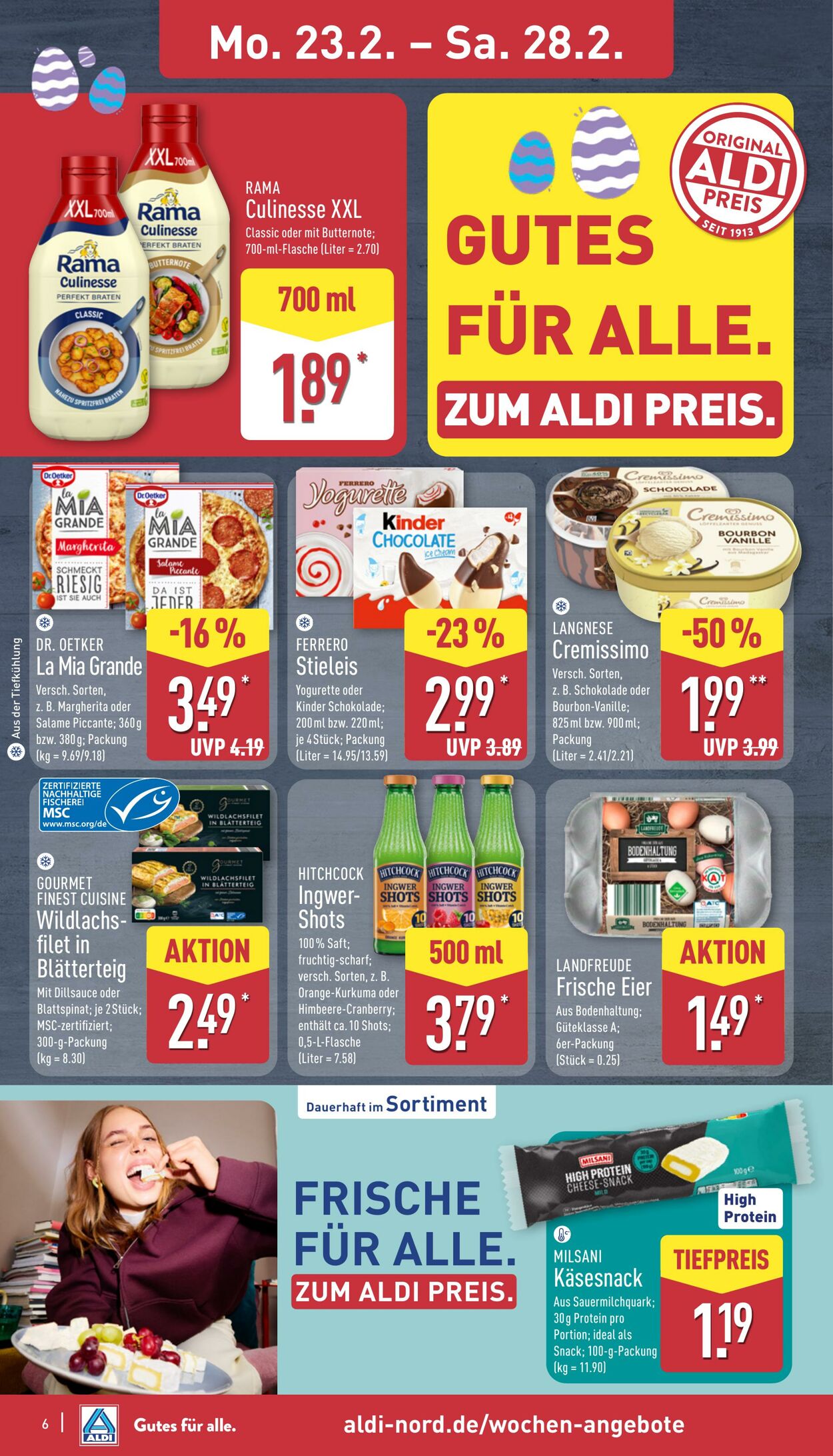 Prospekt Aldi-Nord 16.02.2026 - 21.02.2026