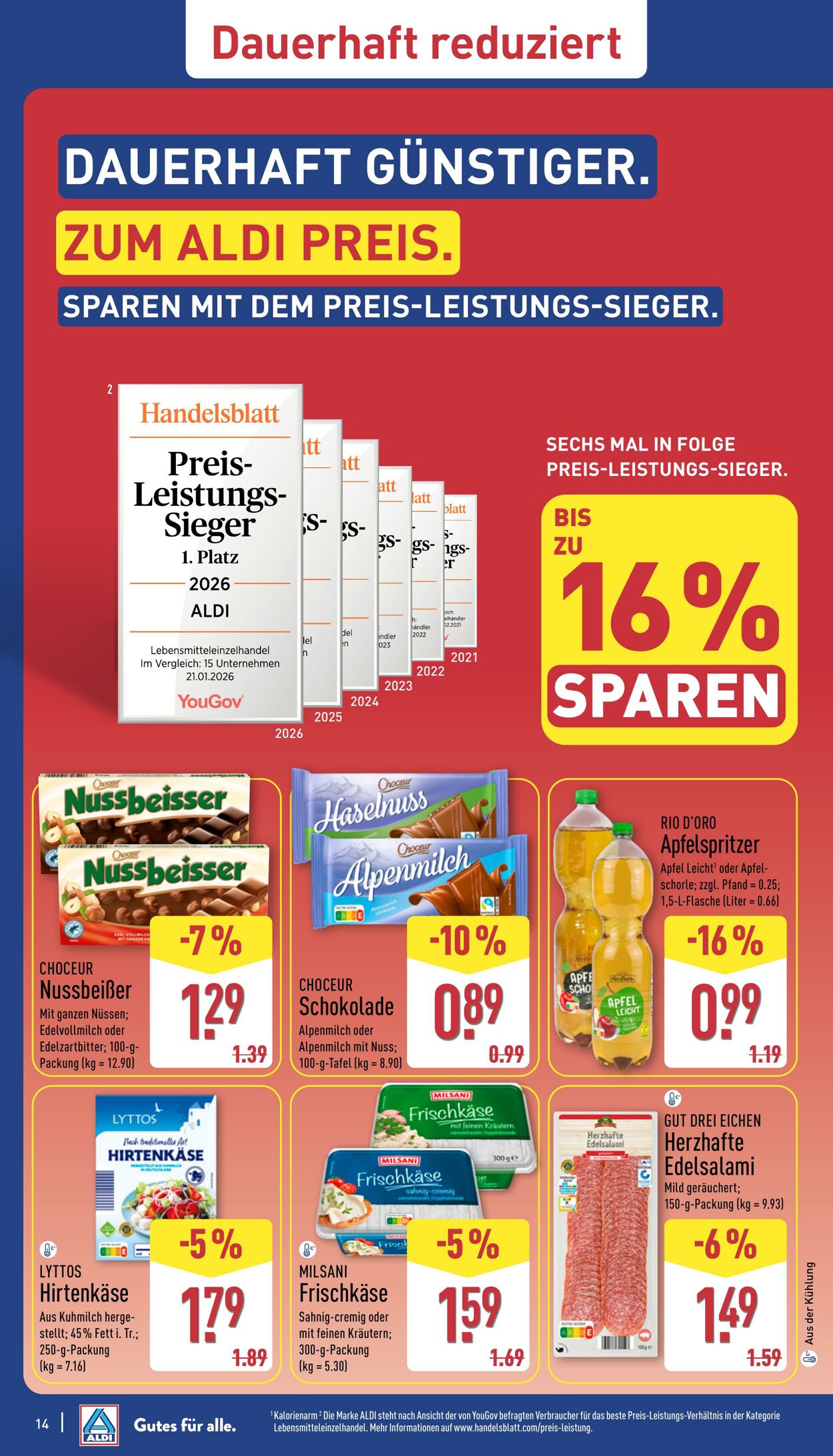 Prospekt Aldi-Nord 16.02.2026 - 21.02.2026