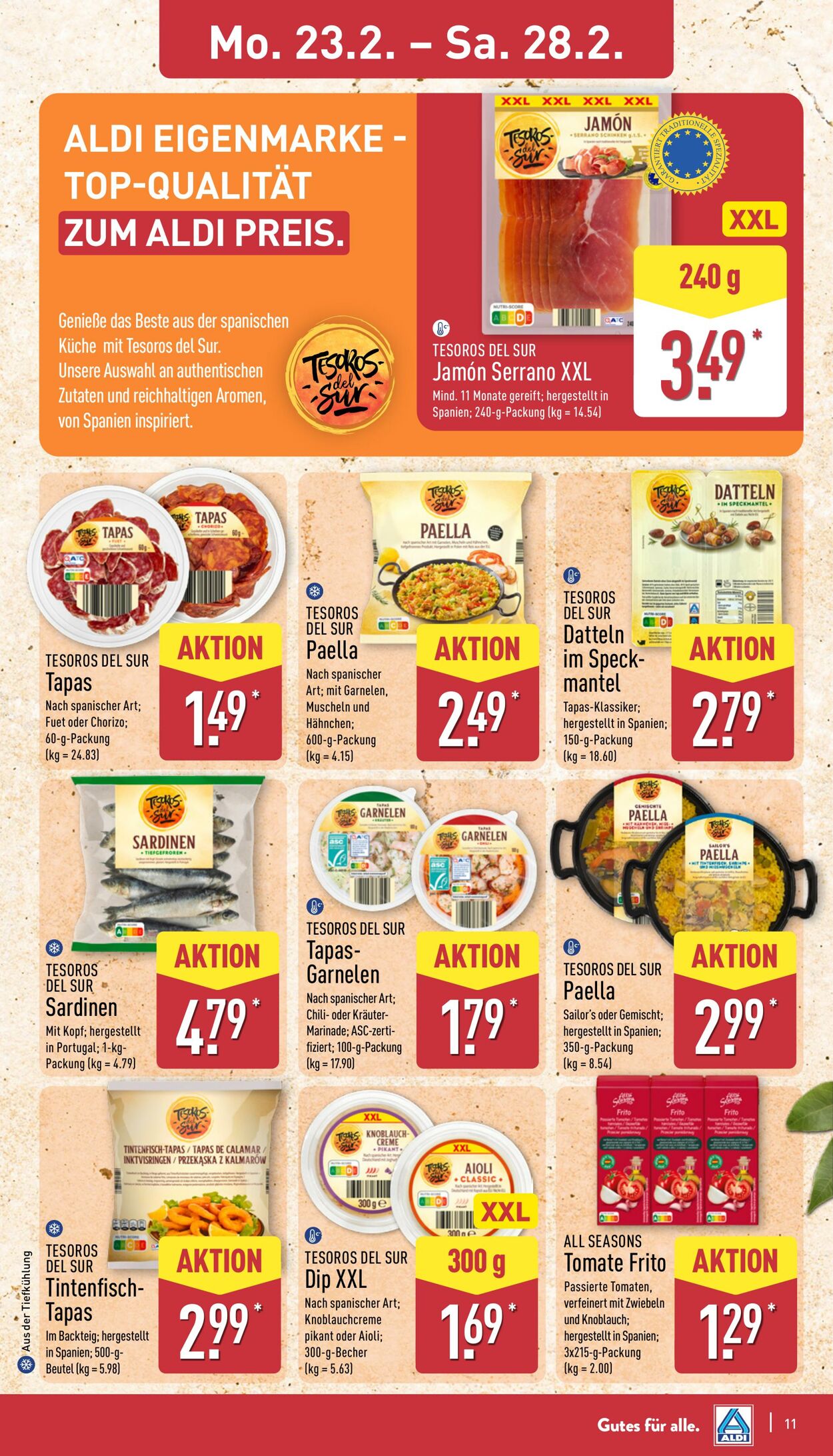 Prospekt Aldi-Nord 16.02.2026 - 21.02.2026