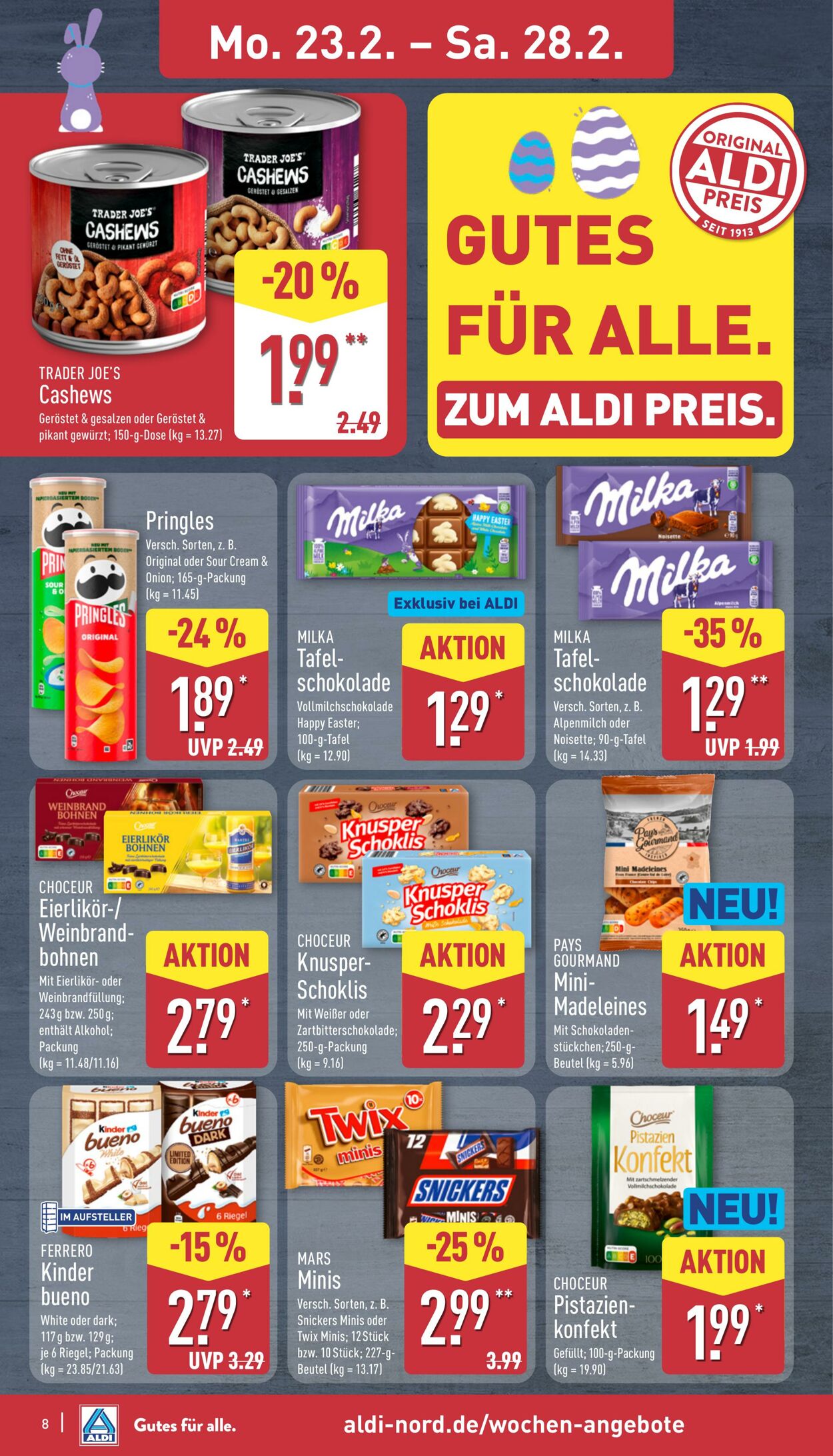Prospekt Aldi-Nord 16.02.2026 - 21.02.2026
