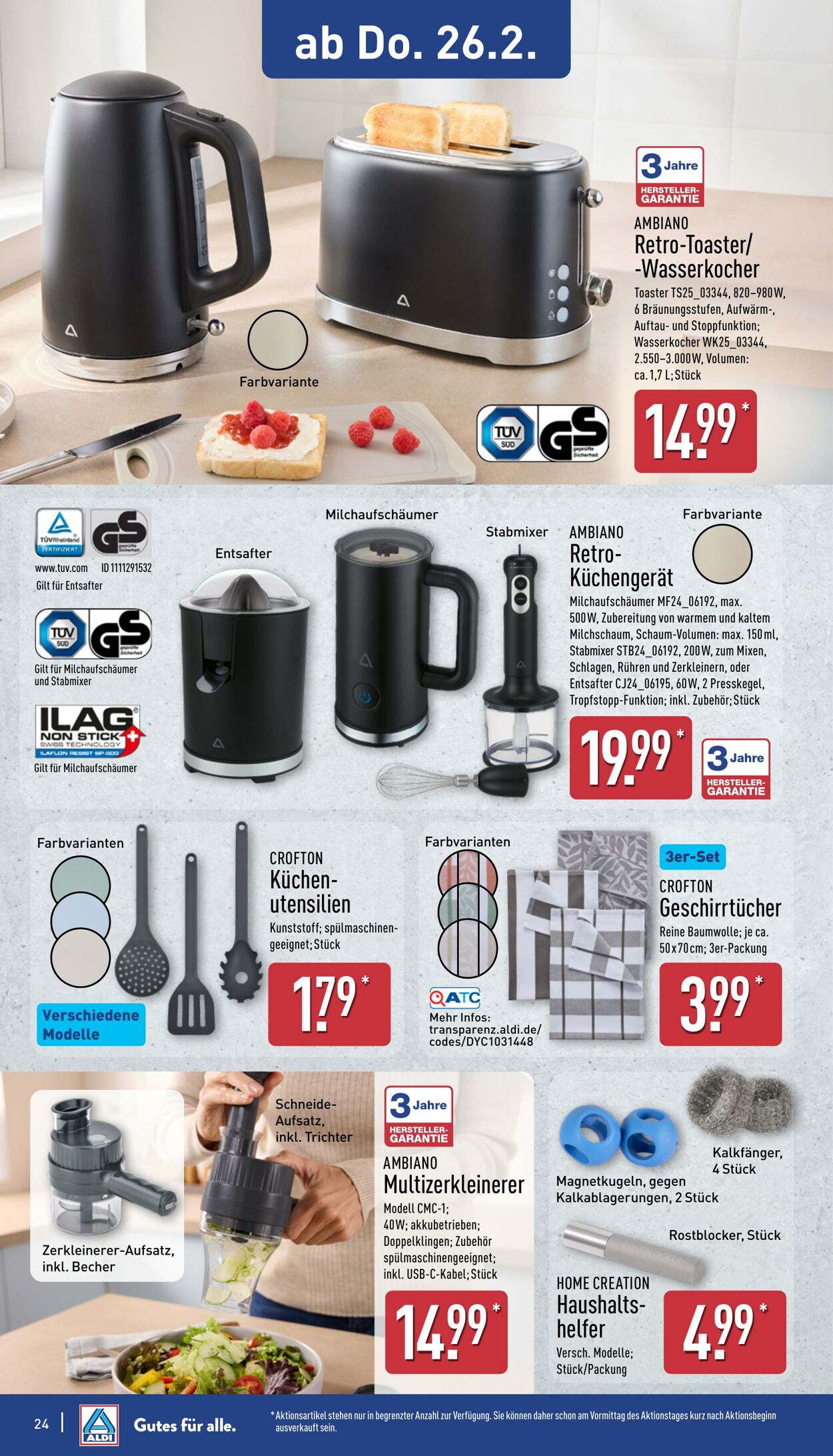 Prospekt Aldi-Nord 16.02.2026 - 21.02.2026