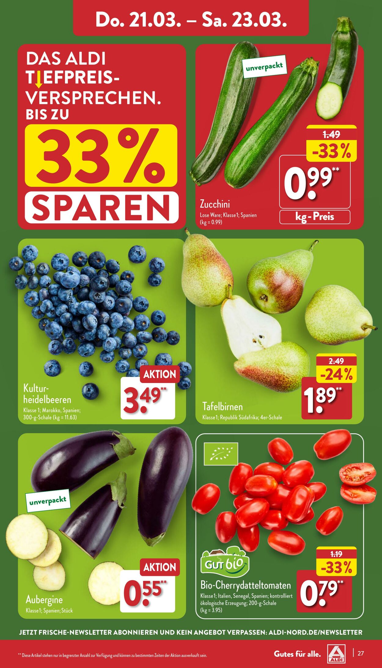 Prospekt Aldi-Nord 11.03.2024 - 16.03.2024