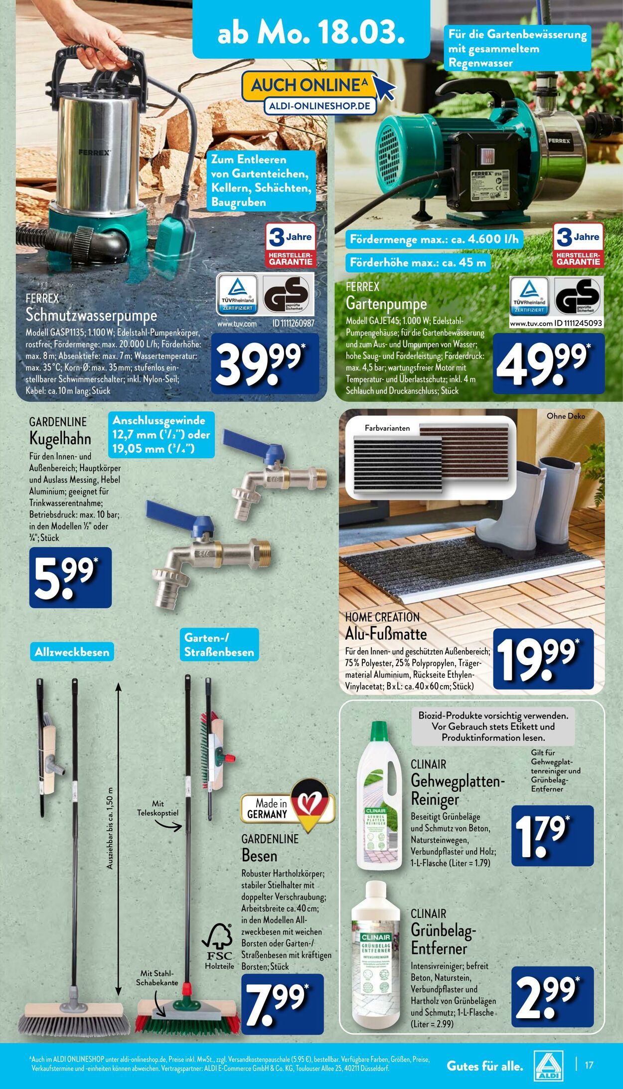 Prospekt Aldi-Nord 11.03.2024 - 16.03.2024