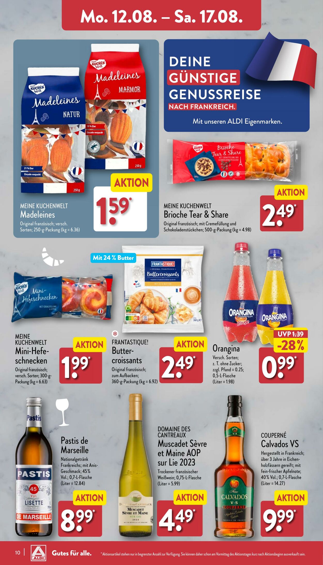 Prospekt Aldi-Nord 12.08.2024 - 17.08.2024