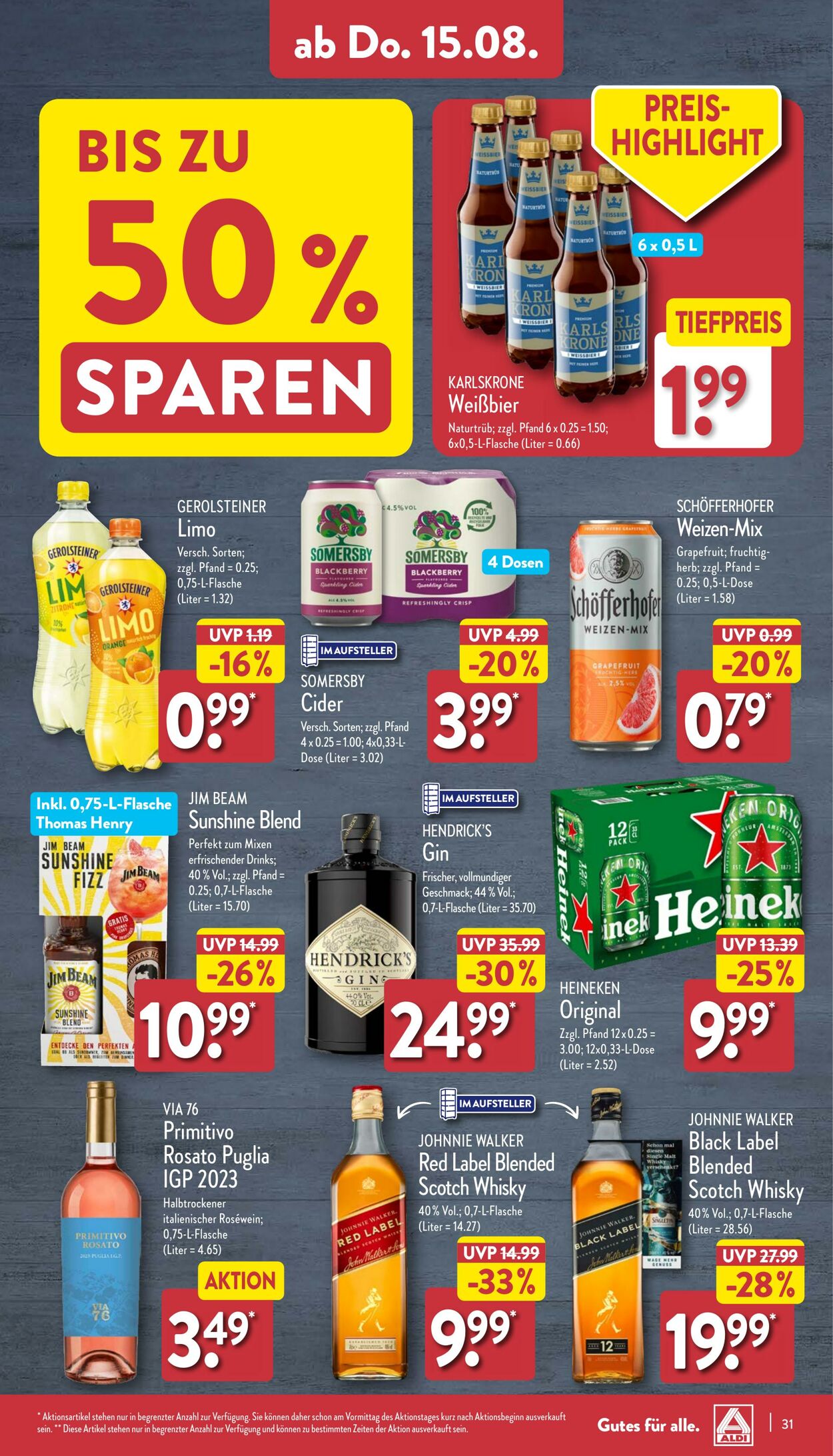 Prospekt Aldi-Nord 12.08.2024 - 17.08.2024