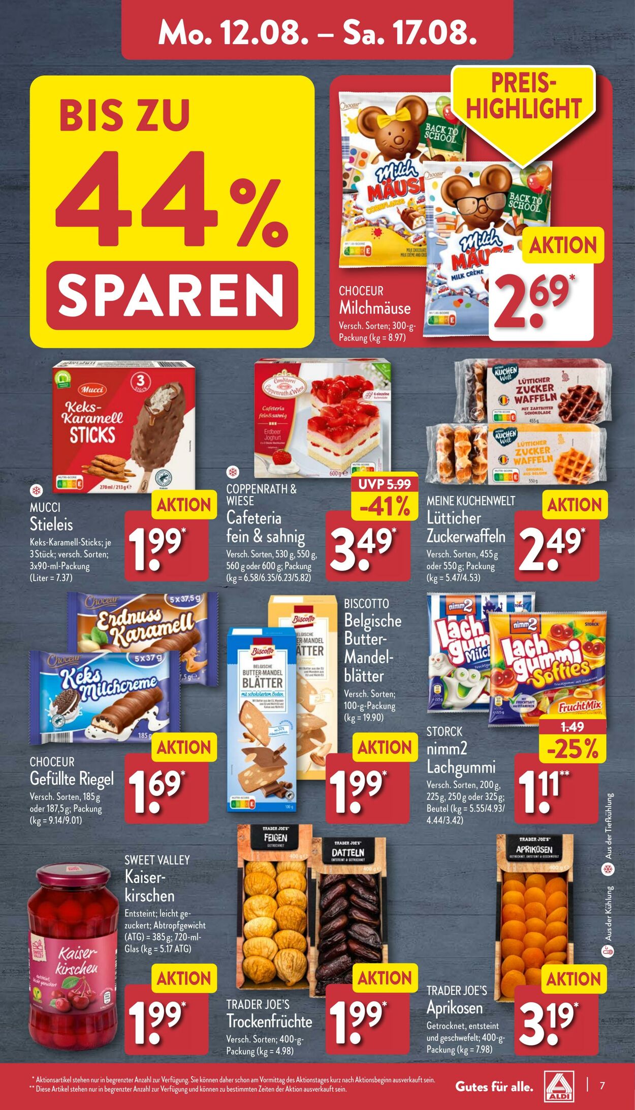 Prospekt Aldi-Nord 12.08.2024 - 17.08.2024