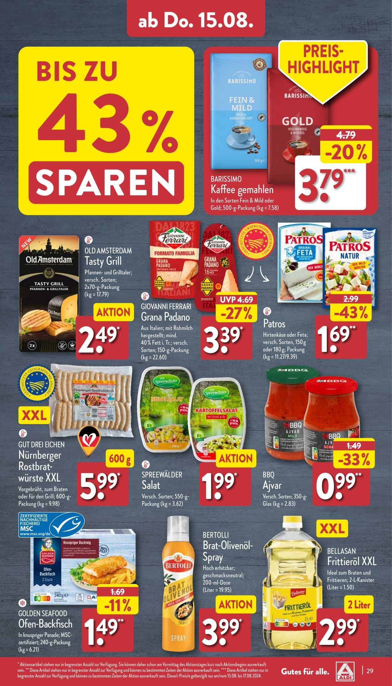 Prospekt Aldi-Nord 12.08.2024 - 17.08.2024