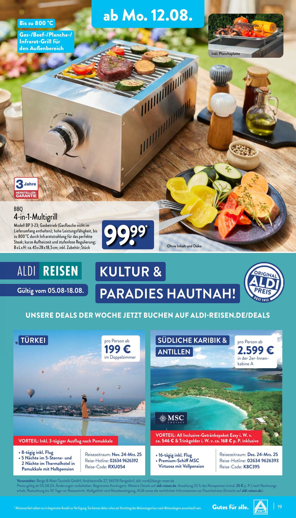 Prospekt Aldi-Nord 12.08.2024 - 17.08.2024