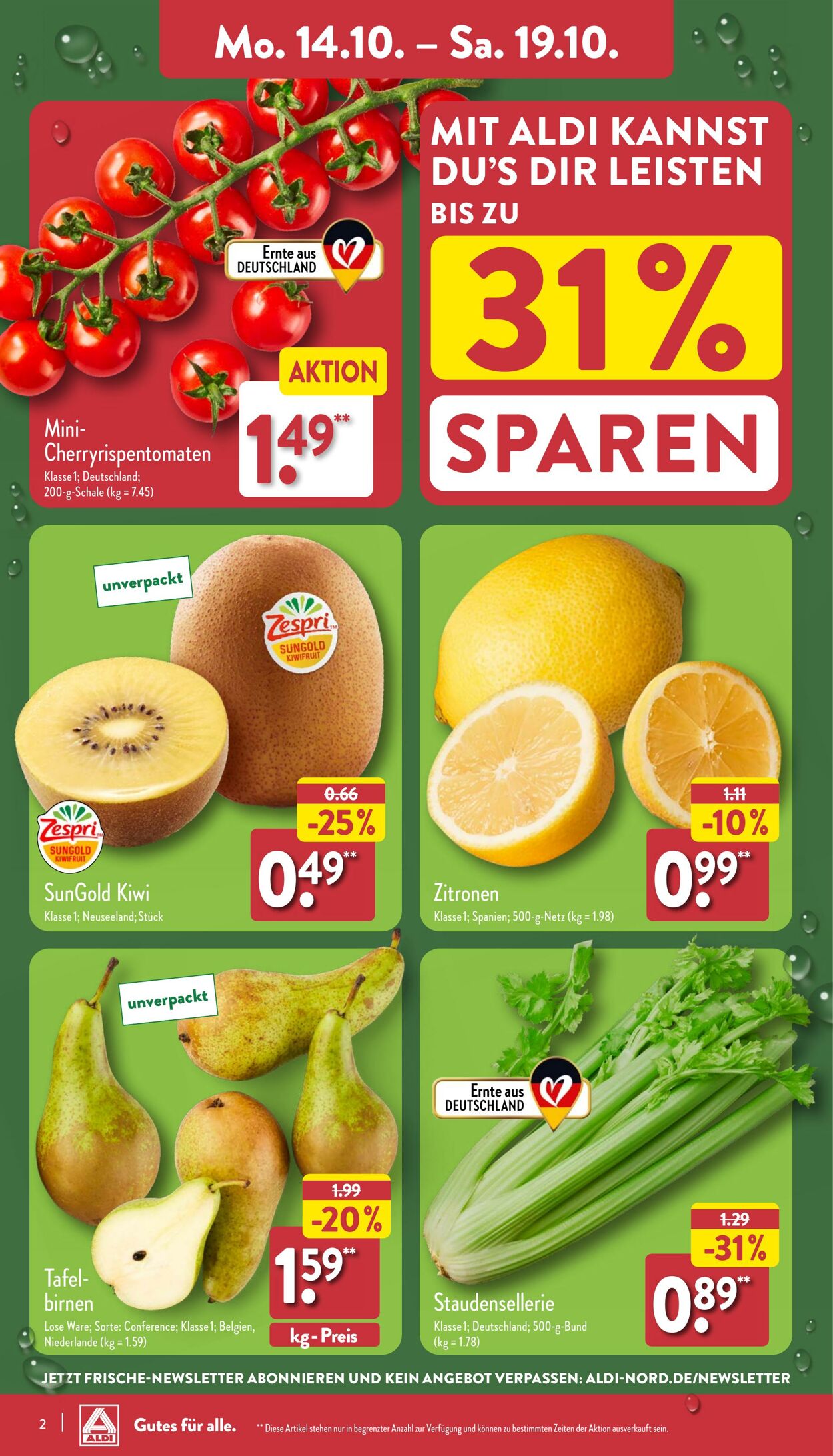 Prospekt Aldi-Nord 07.10.2024 - 12.10.2024