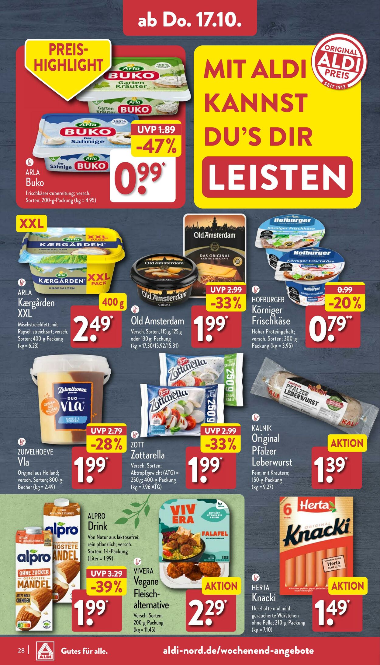 Prospekt Aldi-Nord 07.10.2024 - 12.10.2024