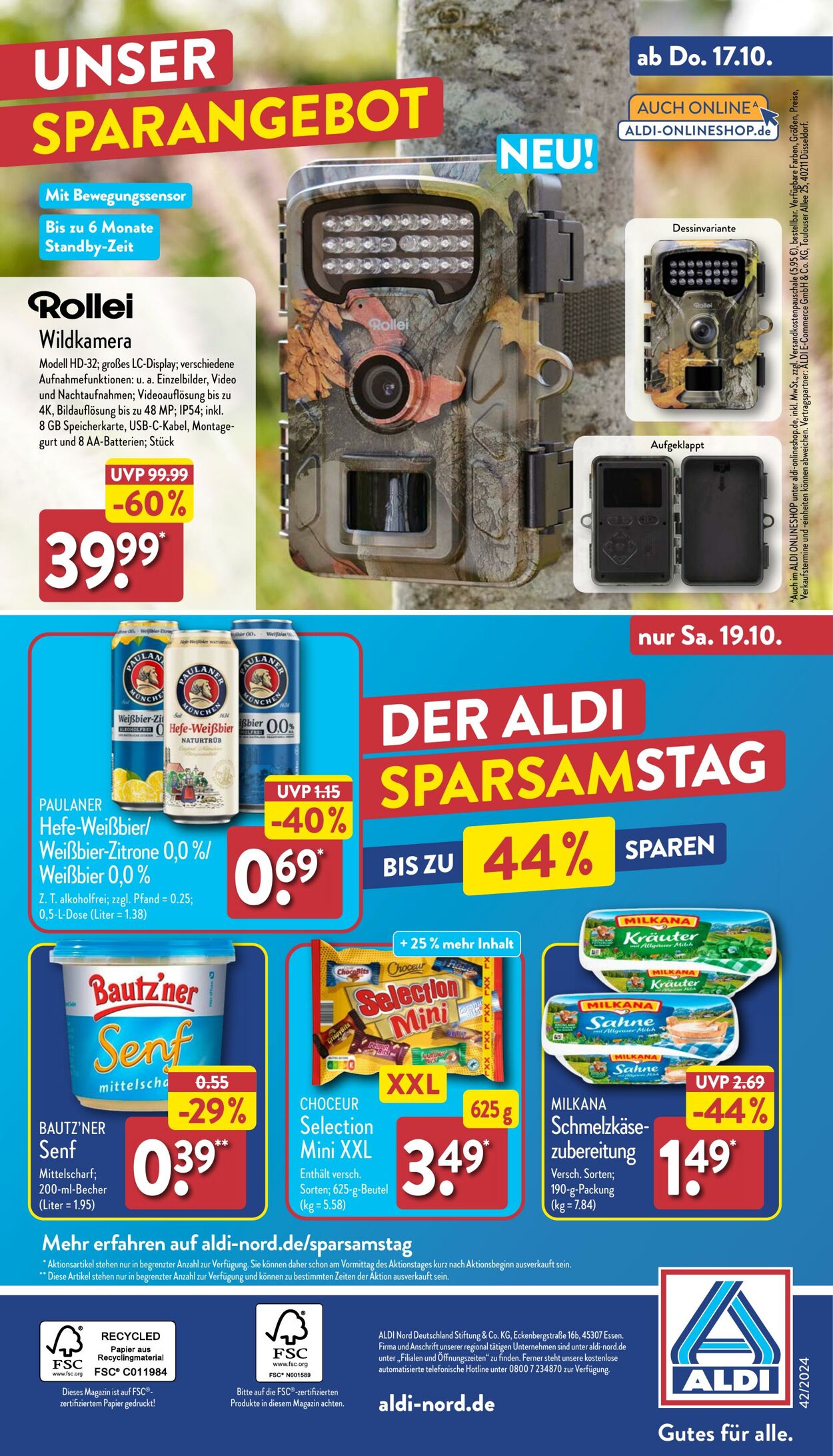 Prospekt Aldi-Nord 07.10.2024 - 12.10.2024