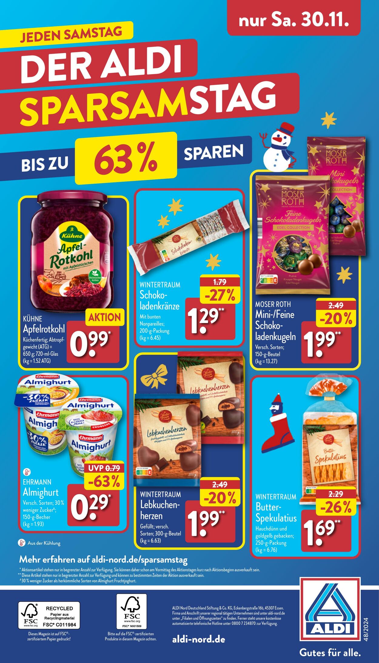 Prospekt Aldi-Nord 18.11.2024 - 23.11.2024