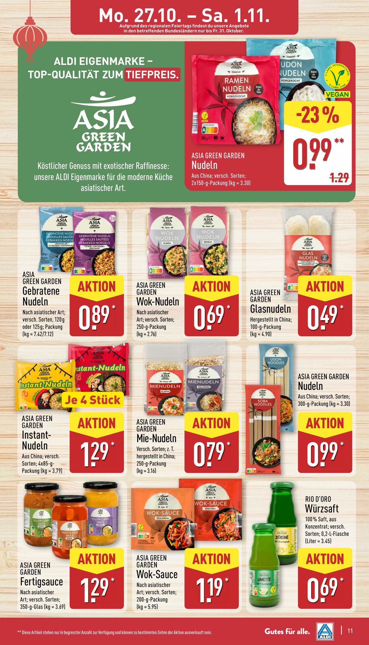 Prospekt Aldi-Nord 20.10.2025 - 25.10.2025
