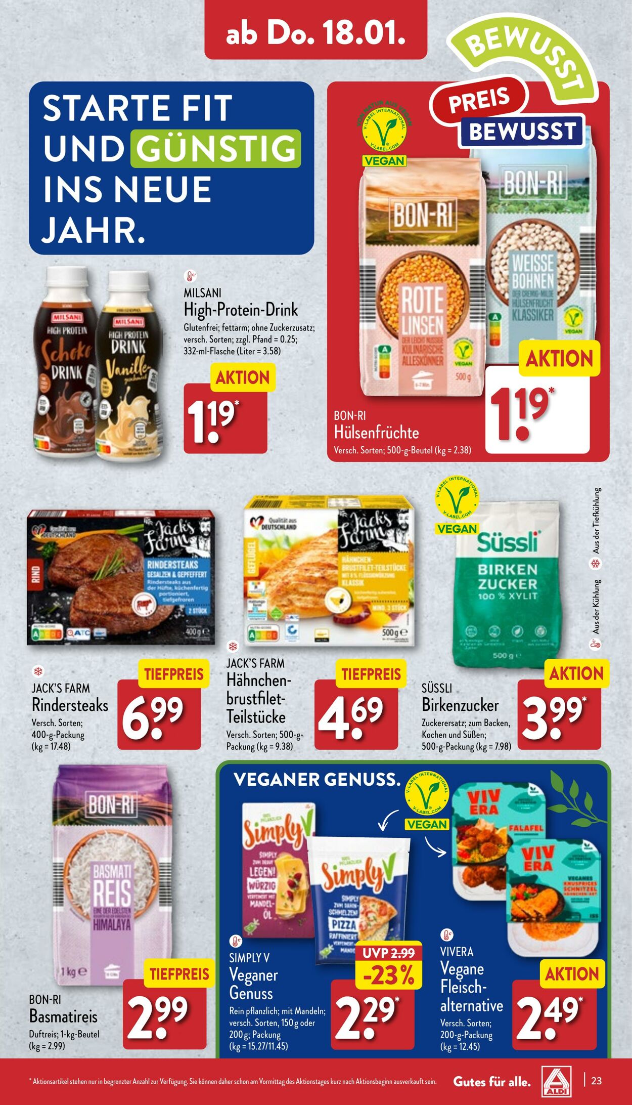 Prospekt Aldi-Nord 15.01.2024 - 20.01.2024