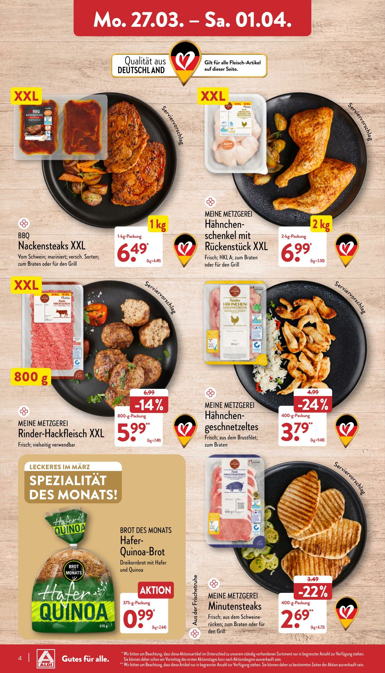 Prospekt Aldi-Nord 27.03.2023 - 01.04.2023