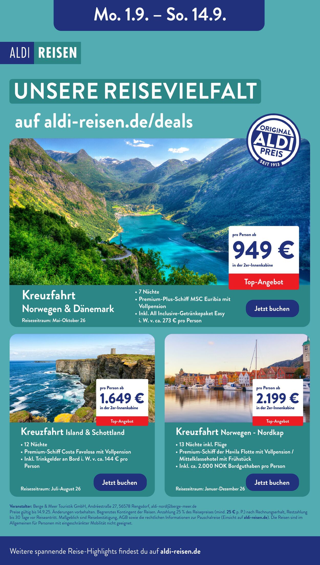 Prospekt Aldi-Nord 01.09.2025 - 06.09.2025