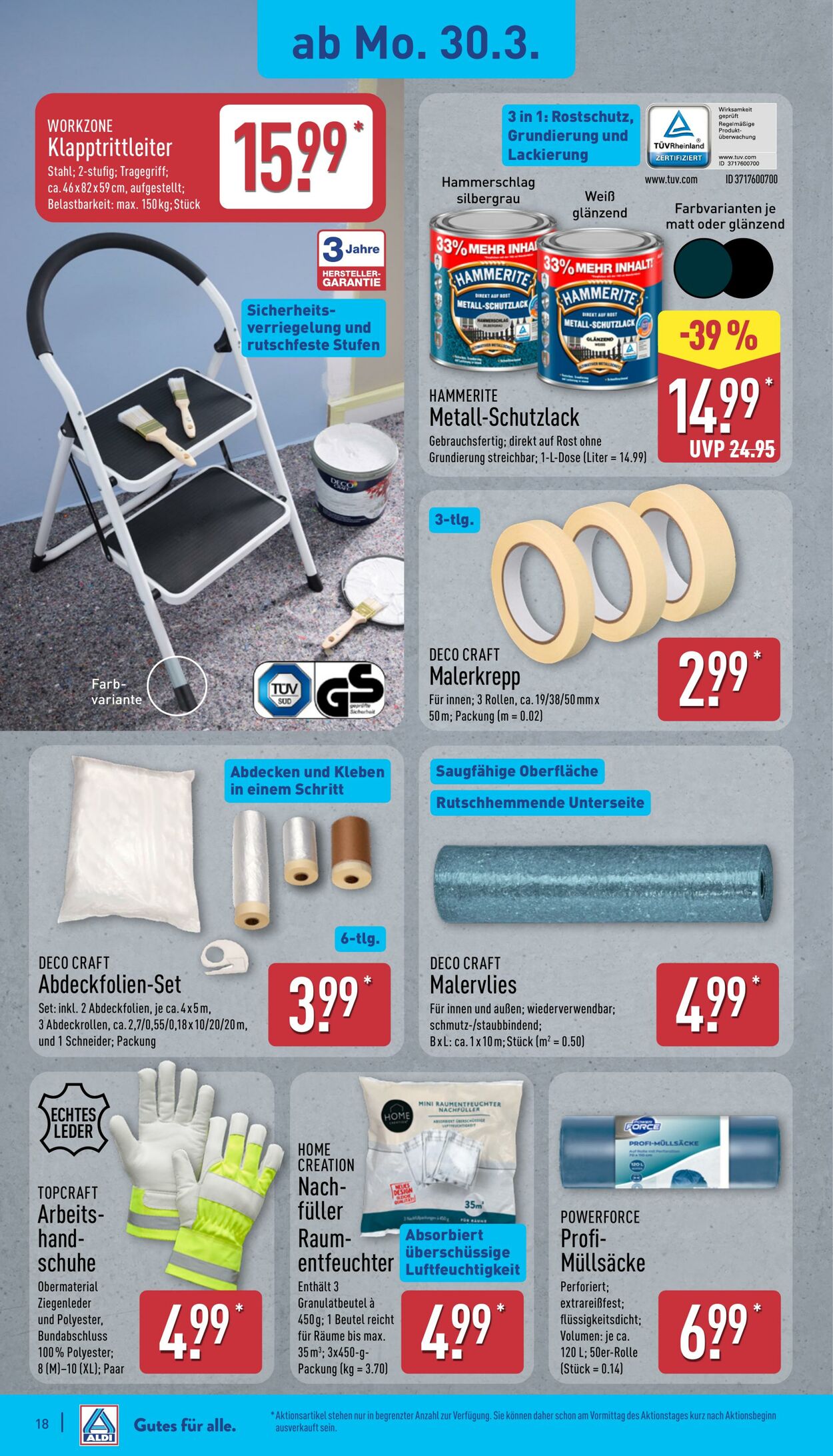 Prospekt Aldi-Nord 23.03.2026 - 28.03.2026
