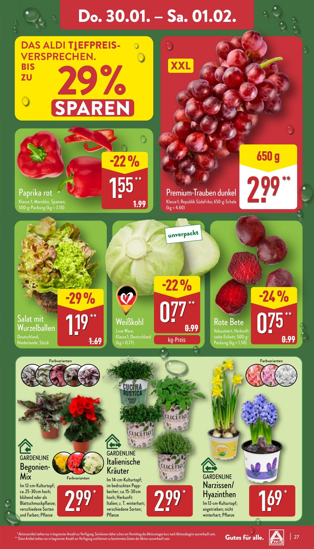 Prospekt Aldi-Nord 27.01.2025 - 01.02.2025