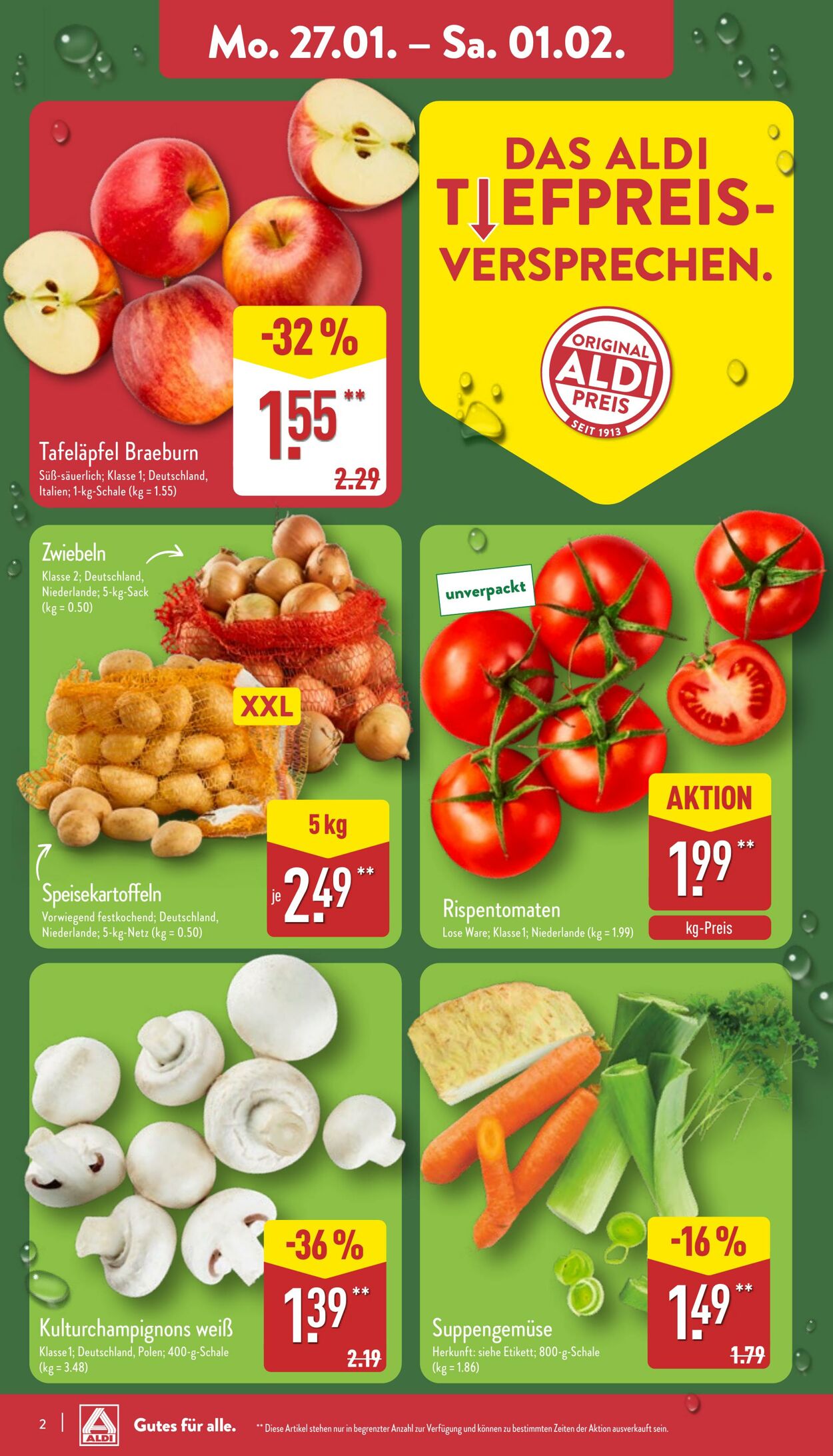 Prospekt Aldi-Nord 27.01.2025 - 01.02.2025