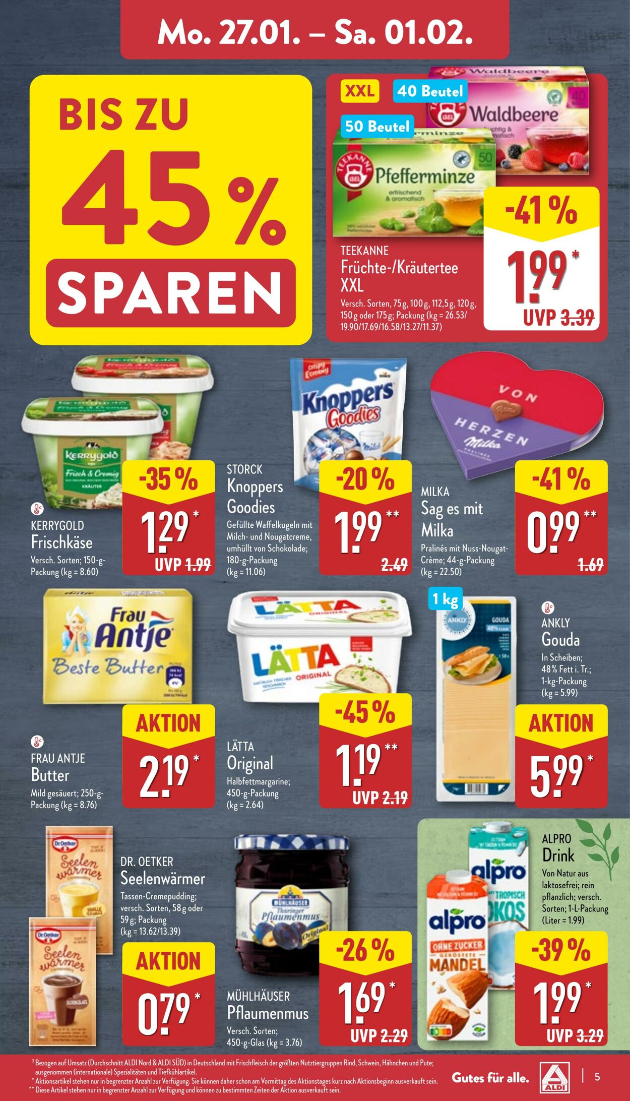 Prospekt Aldi-Nord 27.01.2025 - 01.02.2025