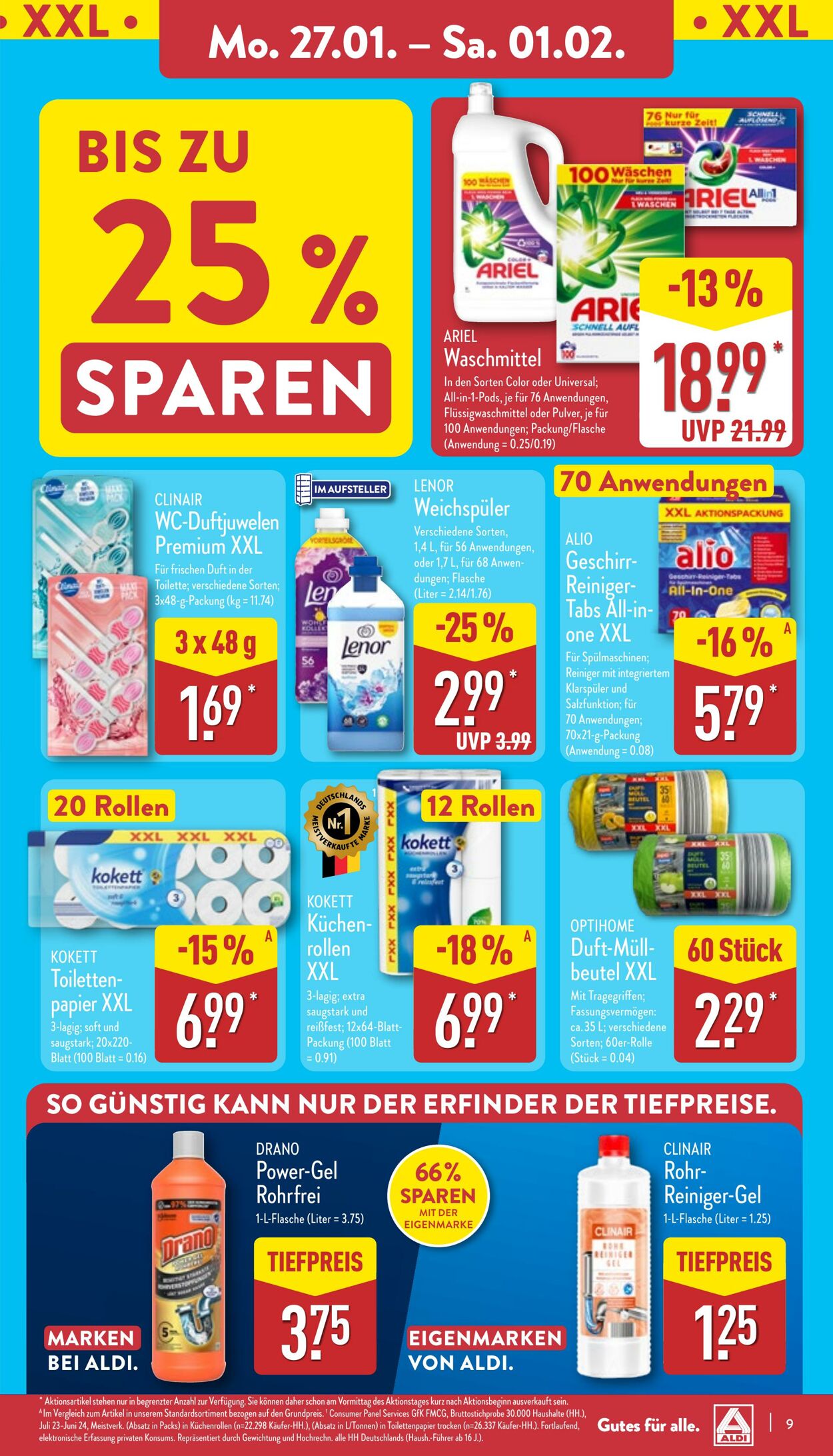 Prospekt Aldi-Nord 27.01.2025 - 01.02.2025