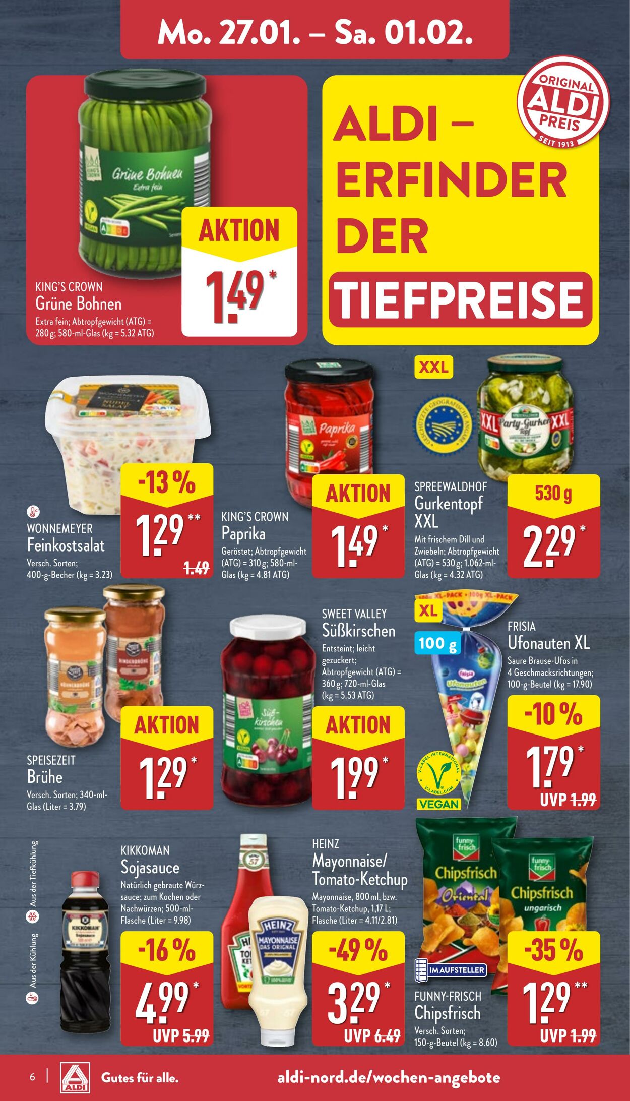 Prospekt Aldi-Nord 27.01.2025 - 01.02.2025