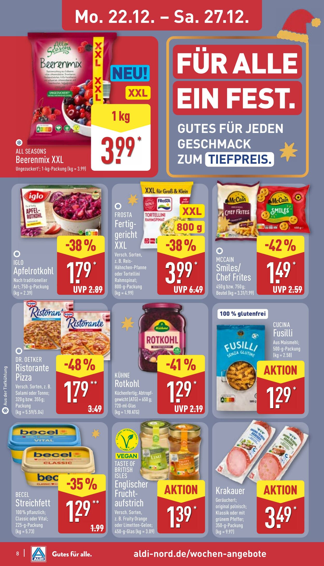 Prospekt Aldi-Nord 15.12.2025 - 20.12.2025