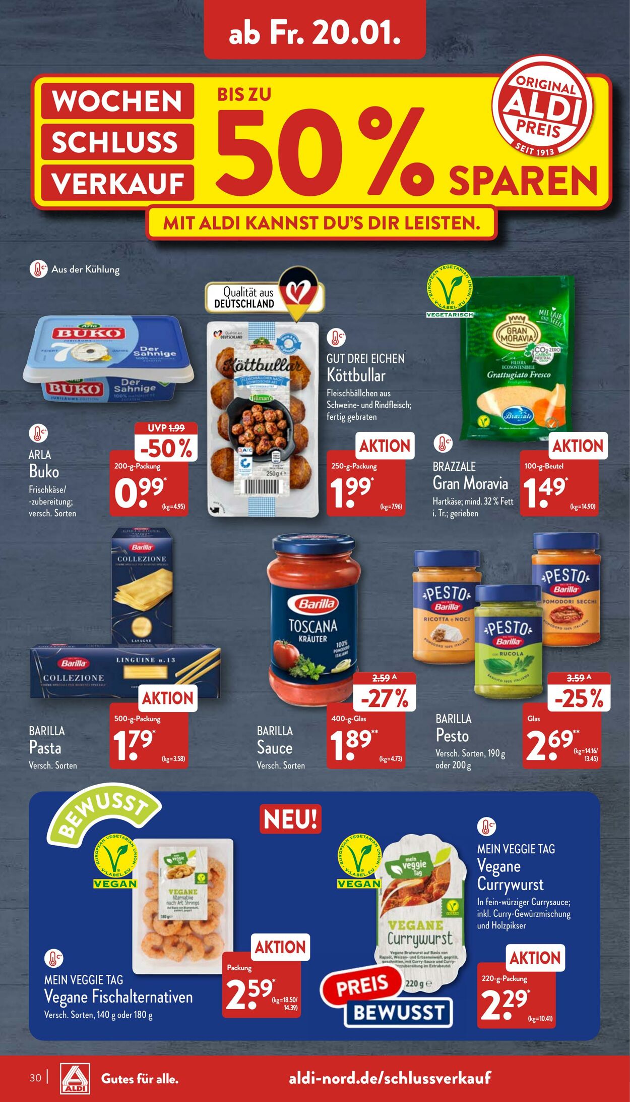 Prospekt Aldi-Nord 16.01.2023 - 21.01.2023