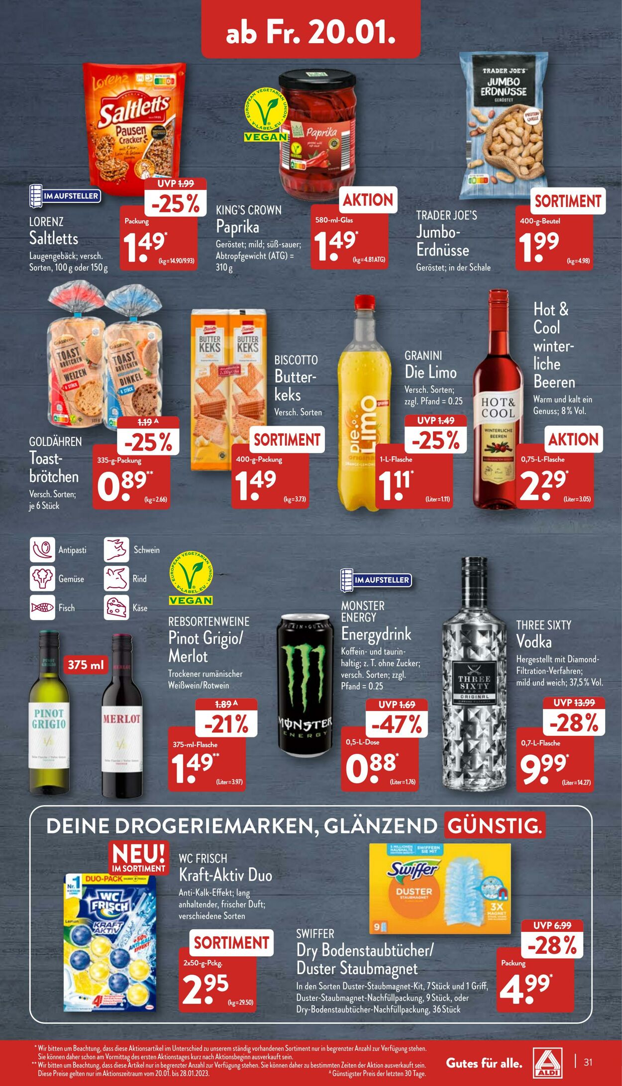 Prospekt Aldi-Nord 16.01.2023 - 21.01.2023