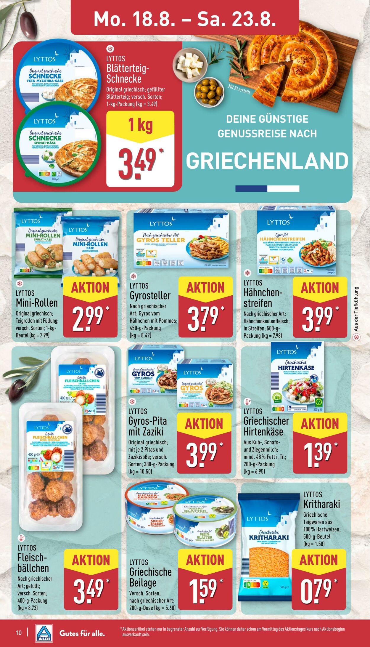 Prospekt Aldi-Nord 18.08.2025 - 23.08.2025