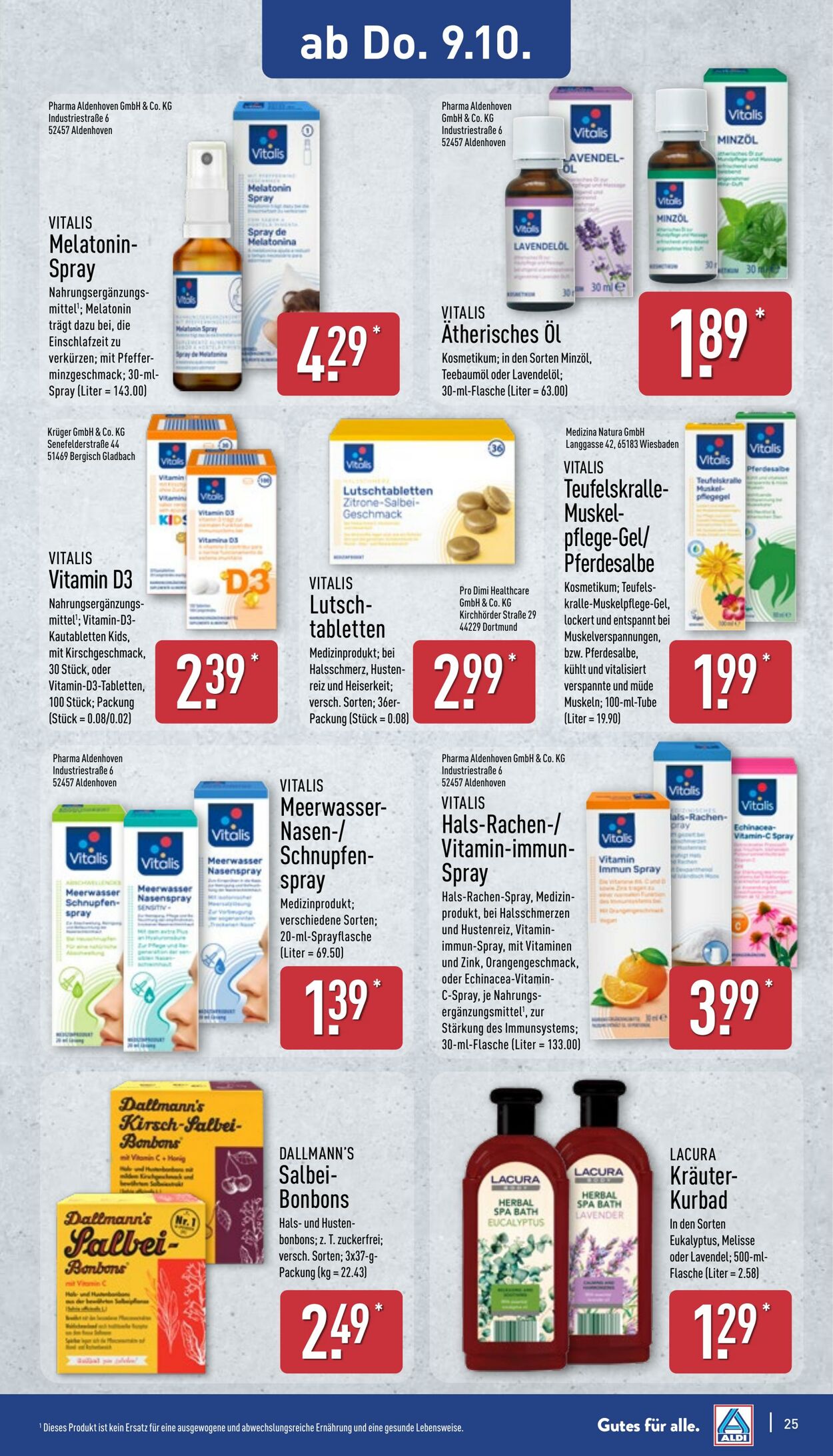 Prospekt Aldi-Nord 06.10.2025 - 11.10.2025