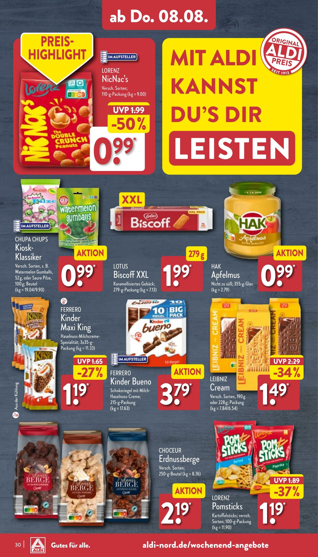 Prospekt Aldi-Nord 29.07.2024 - 03.08.2024