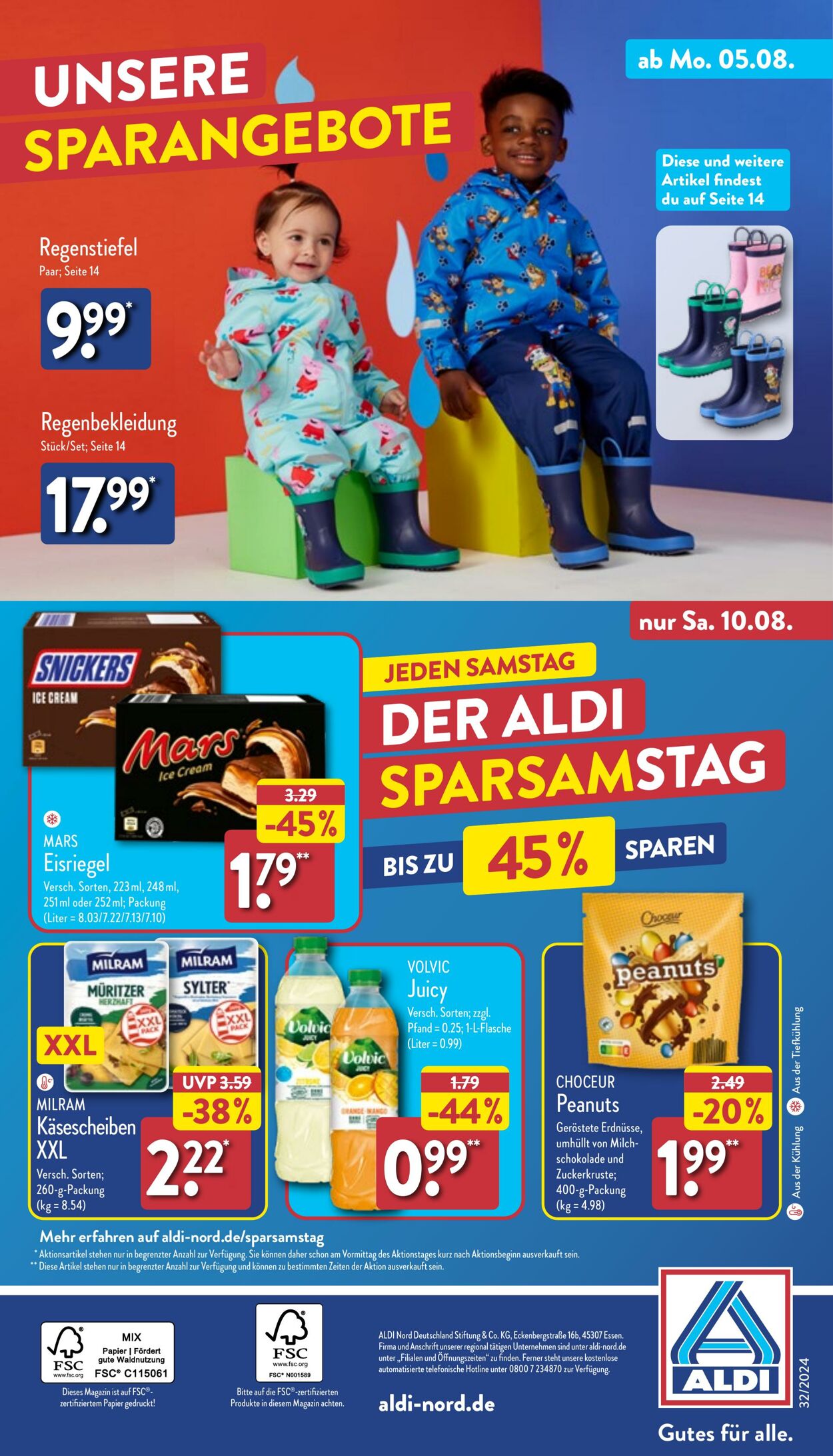 Prospekt Aldi-Nord 29.07.2024 - 03.08.2024