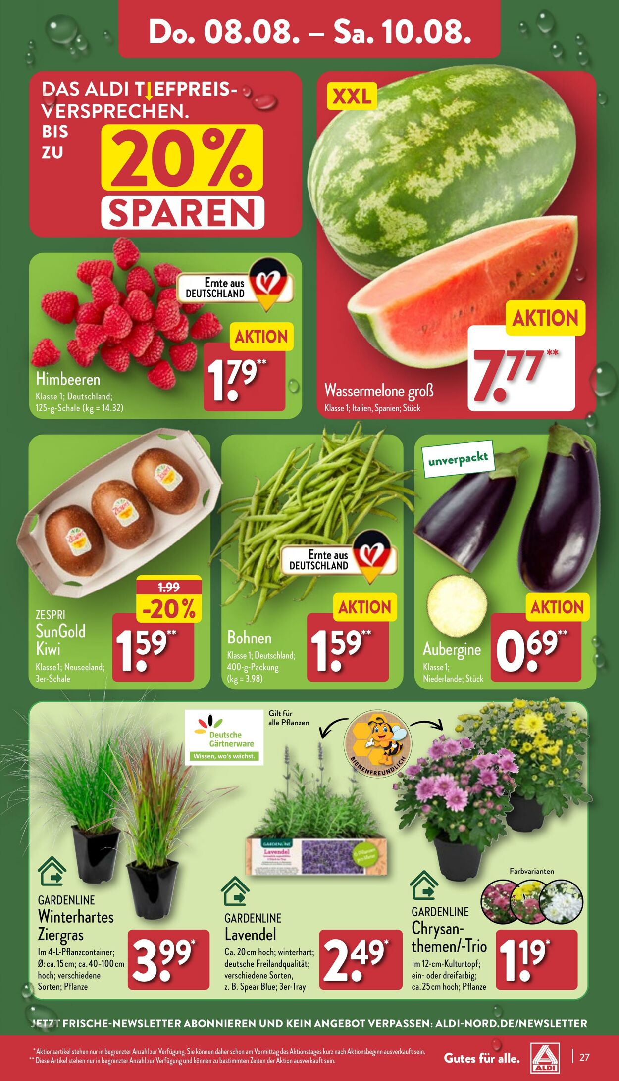 Prospekt Aldi-Nord 29.07.2024 - 03.08.2024