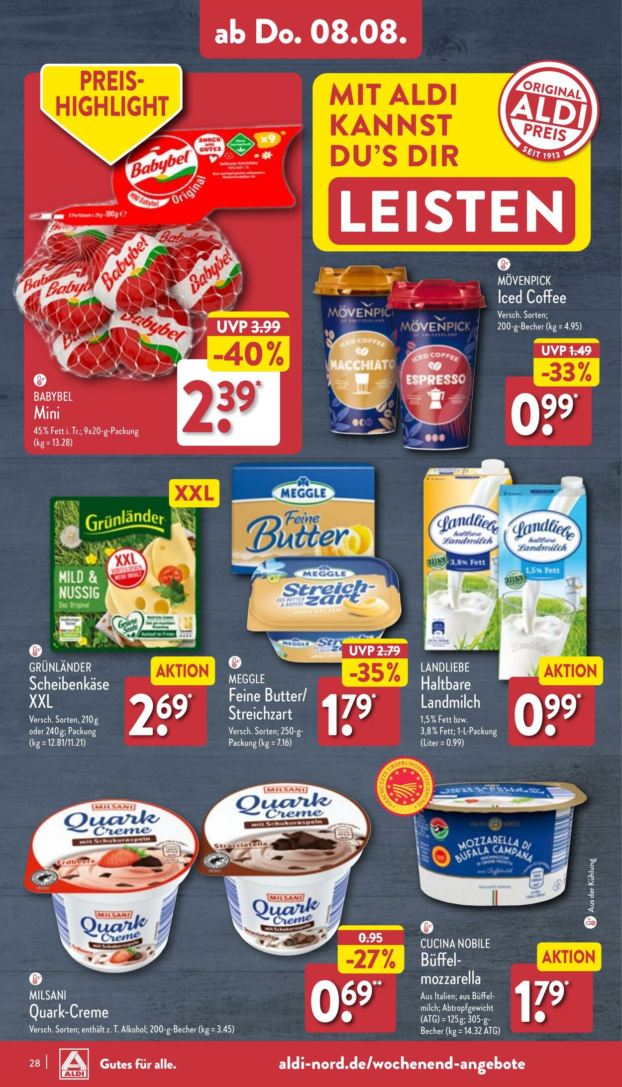 Prospekt Aldi-Nord 29.07.2024 - 03.08.2024