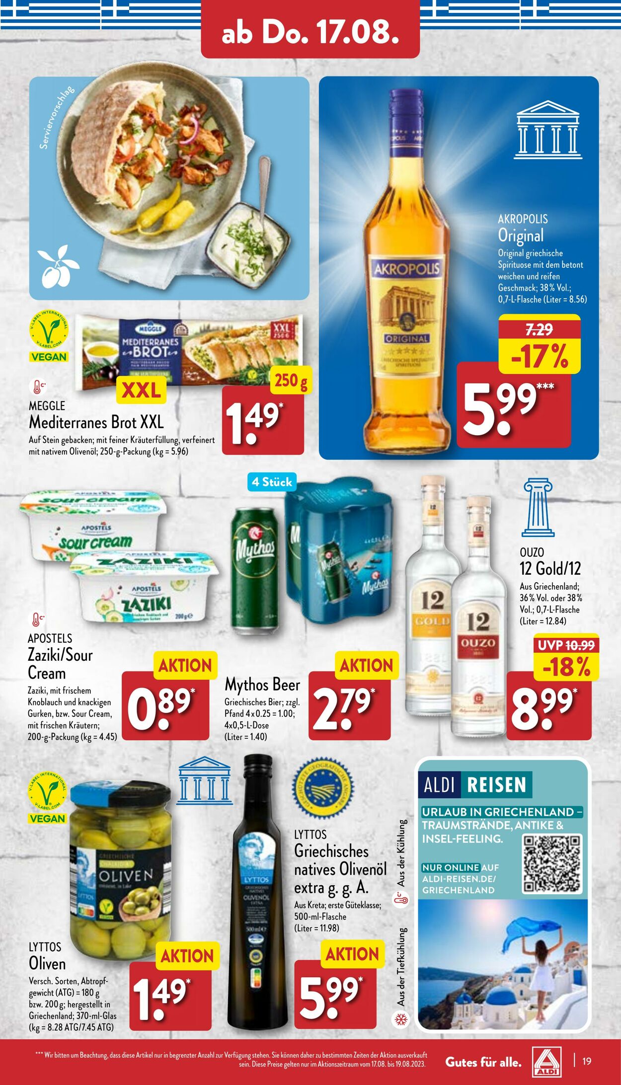 Prospekt Aldi-Nord 14.08.2023 - 19.08.2023