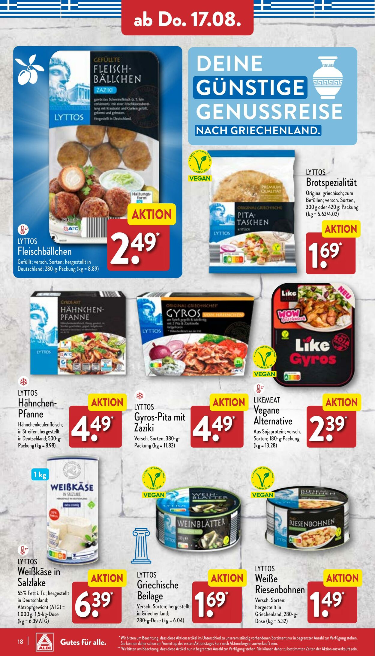 Prospekt Aldi-Nord 14.08.2023 - 19.08.2023