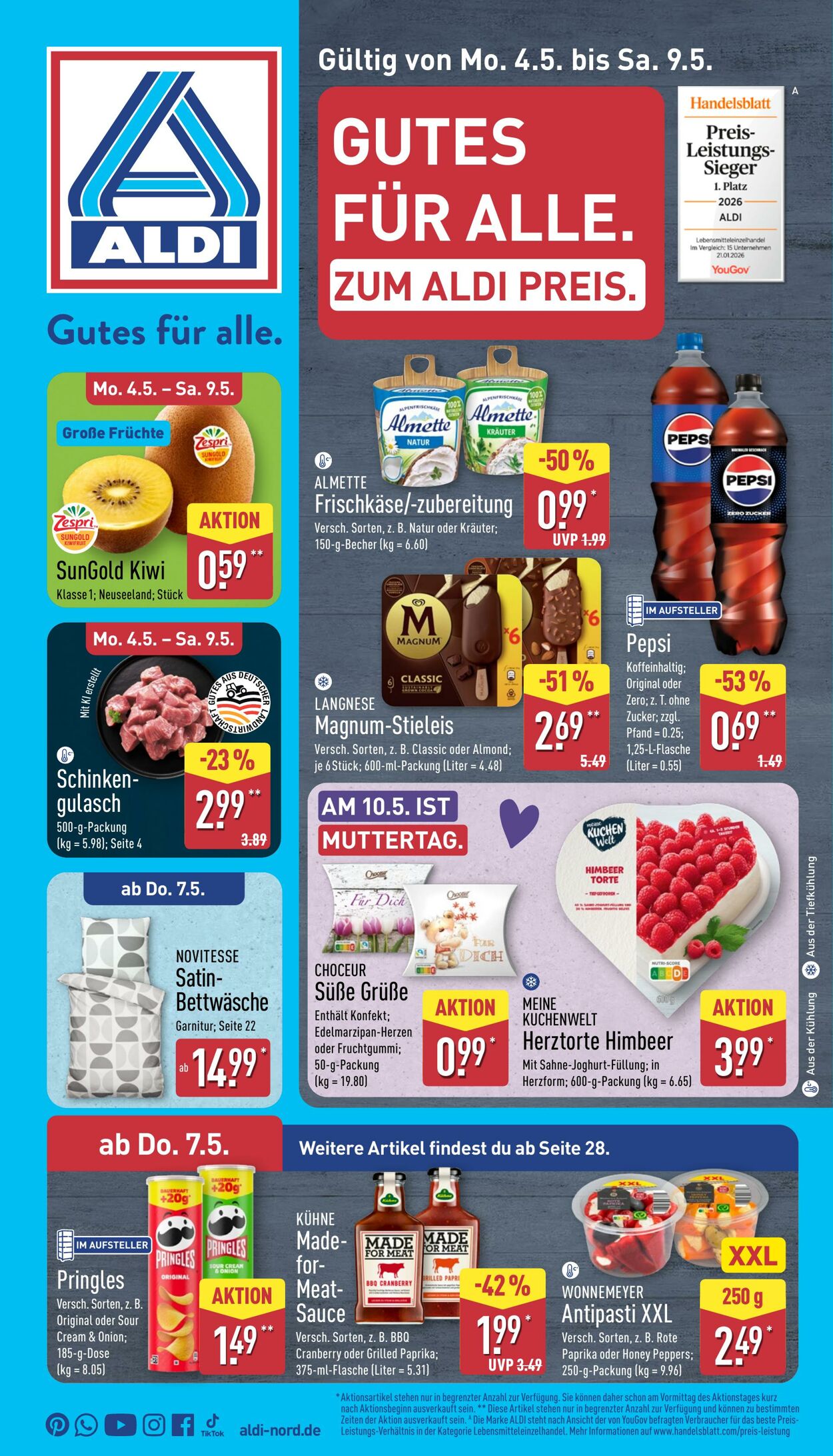 Aldi-Nord Wöchentliche Prospekte