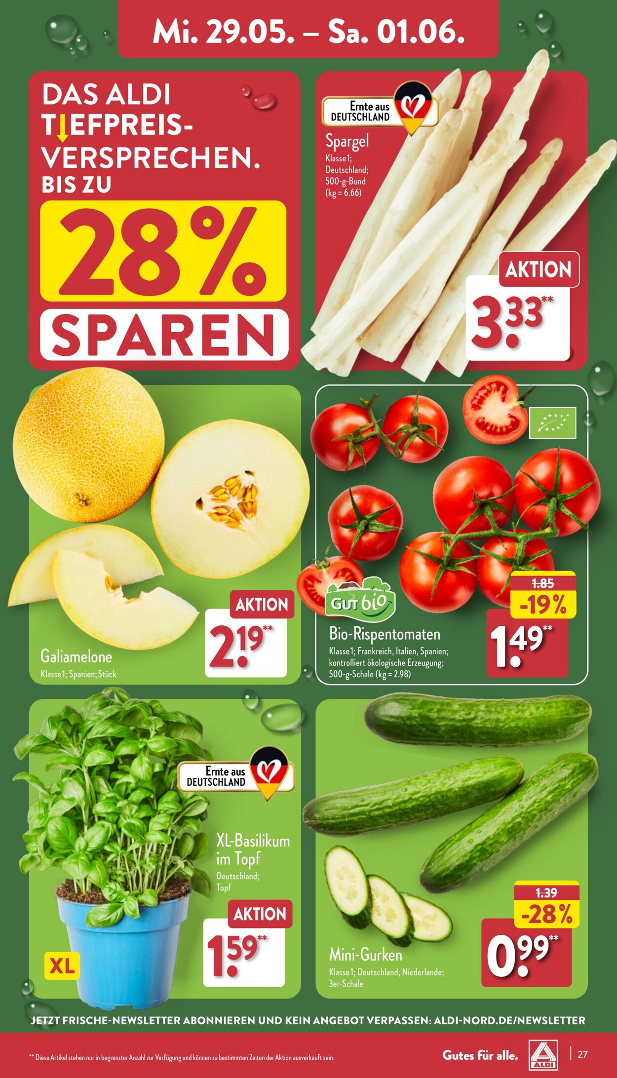 Prospekt Aldi-Nord 27.05.2024 - 01.06.2024