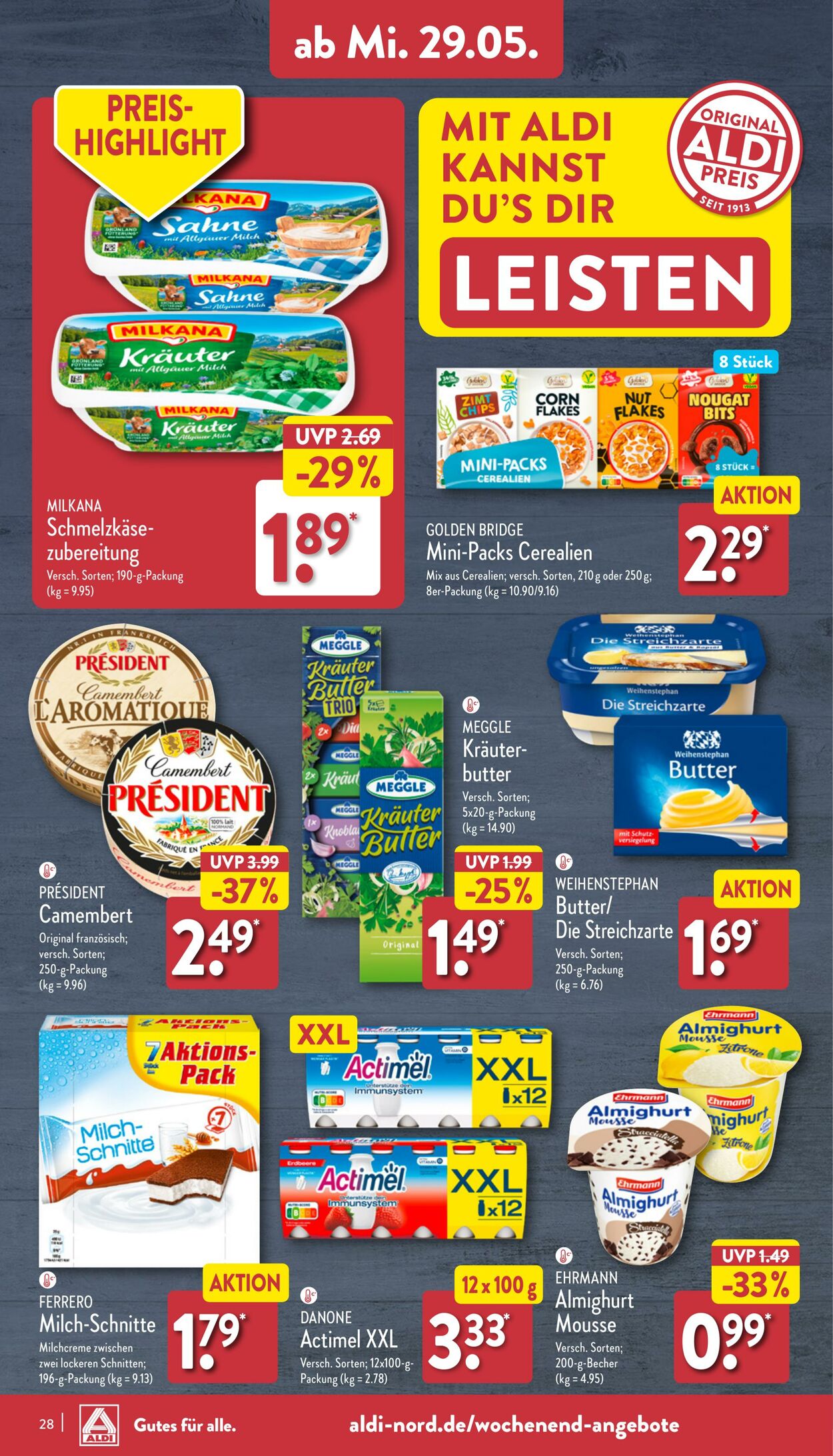 Prospekt Aldi-Nord 27.05.2024 - 01.06.2024